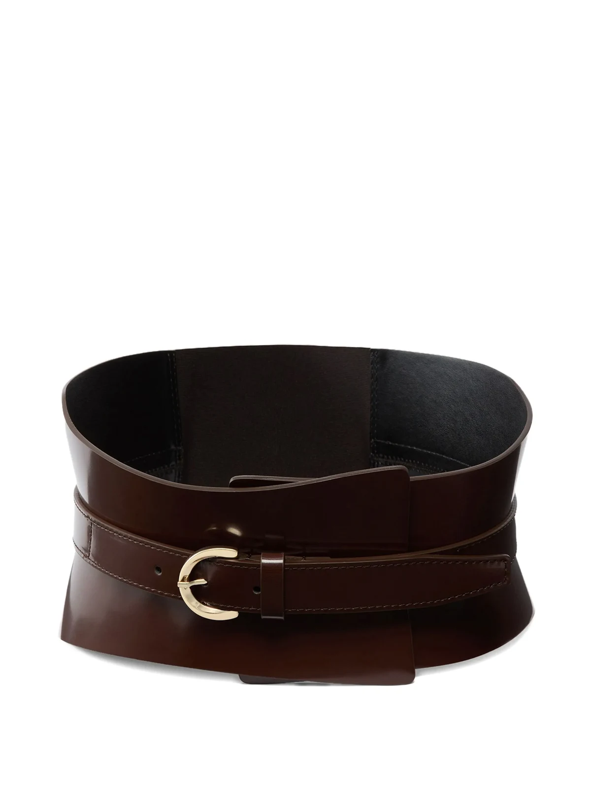 patent leather buckle belt