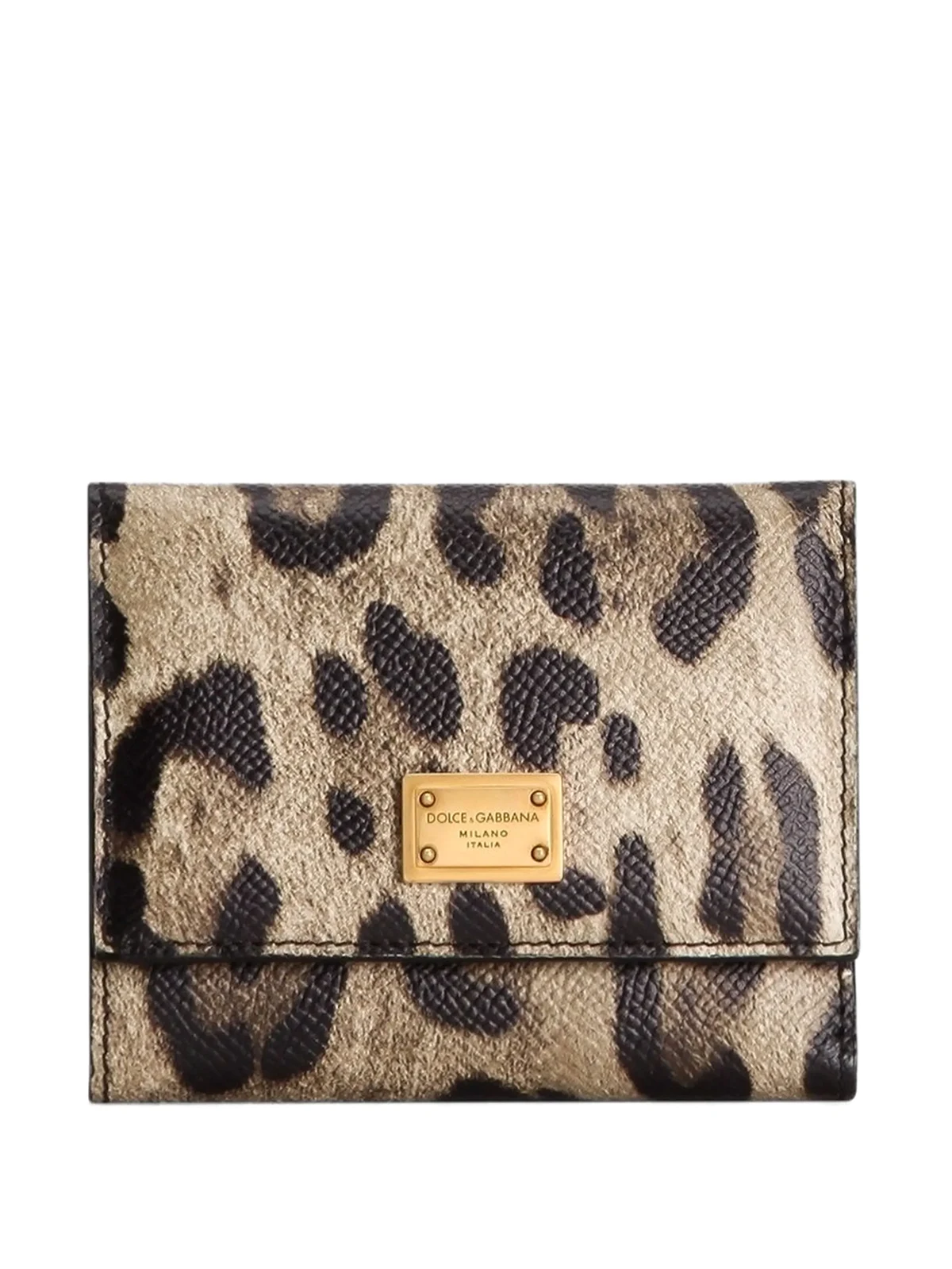 Portemonnaie mit Leoparden-Print