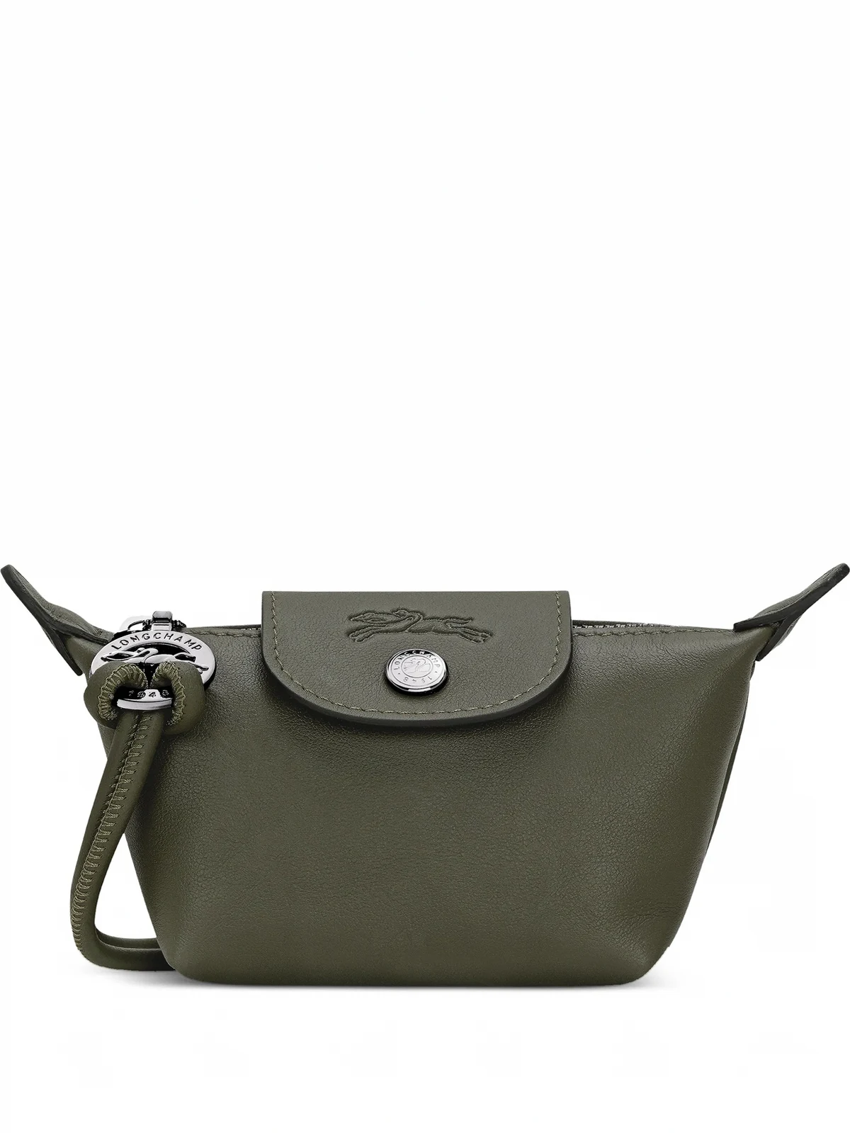 Le Pliage leather cord coin purse