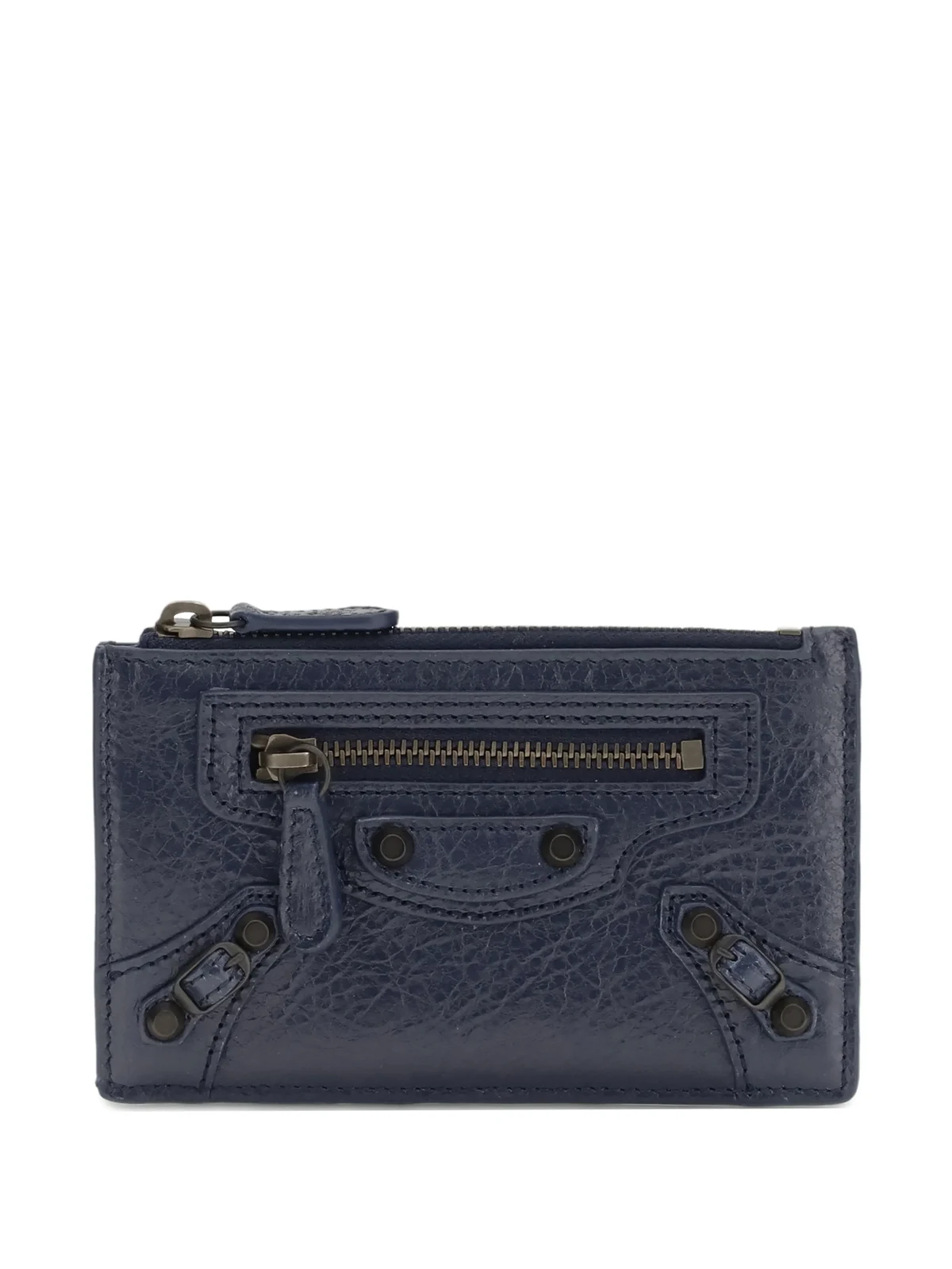 Le City studded zipped card holder