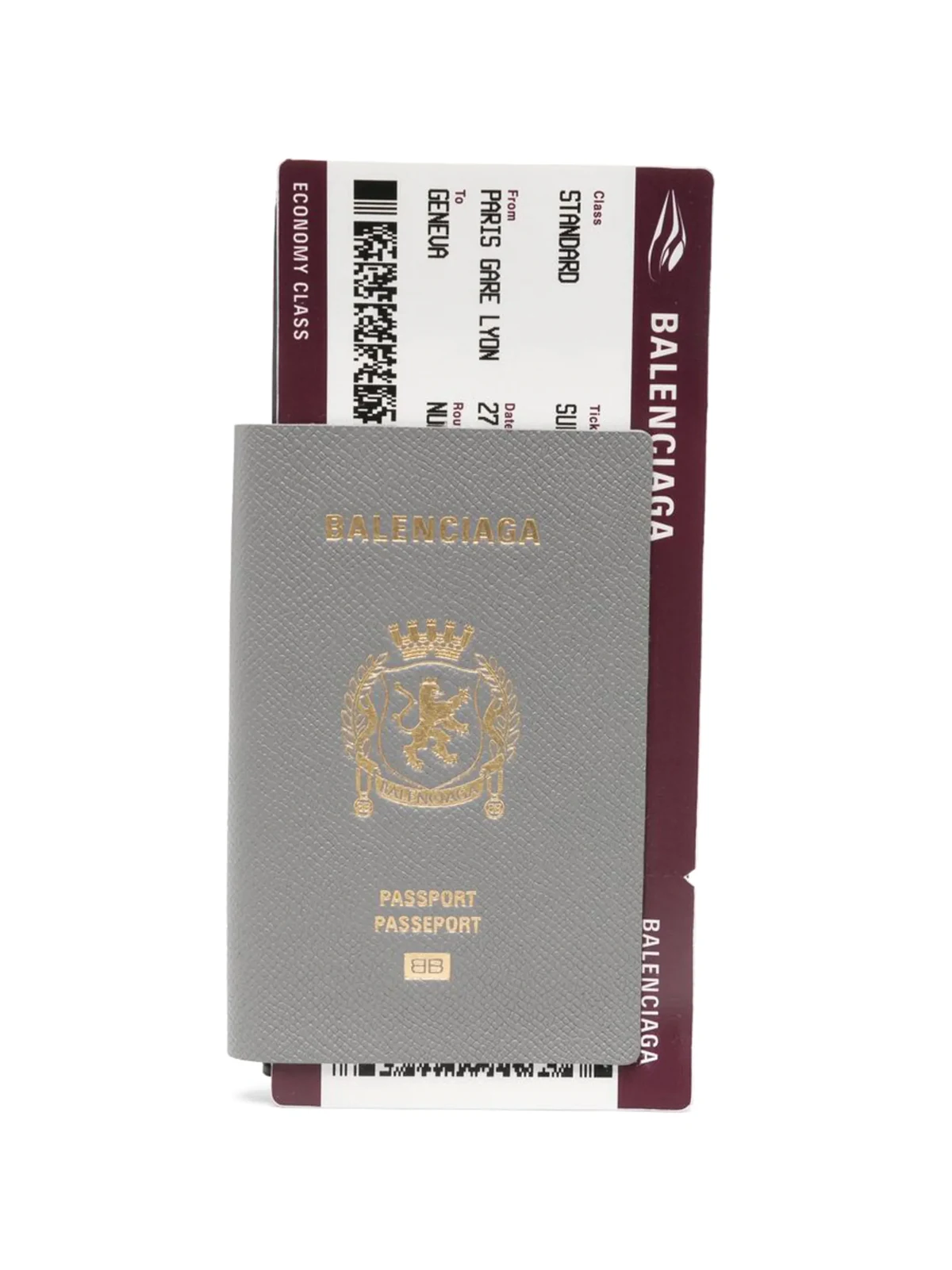1 Ticket leather passport wallet