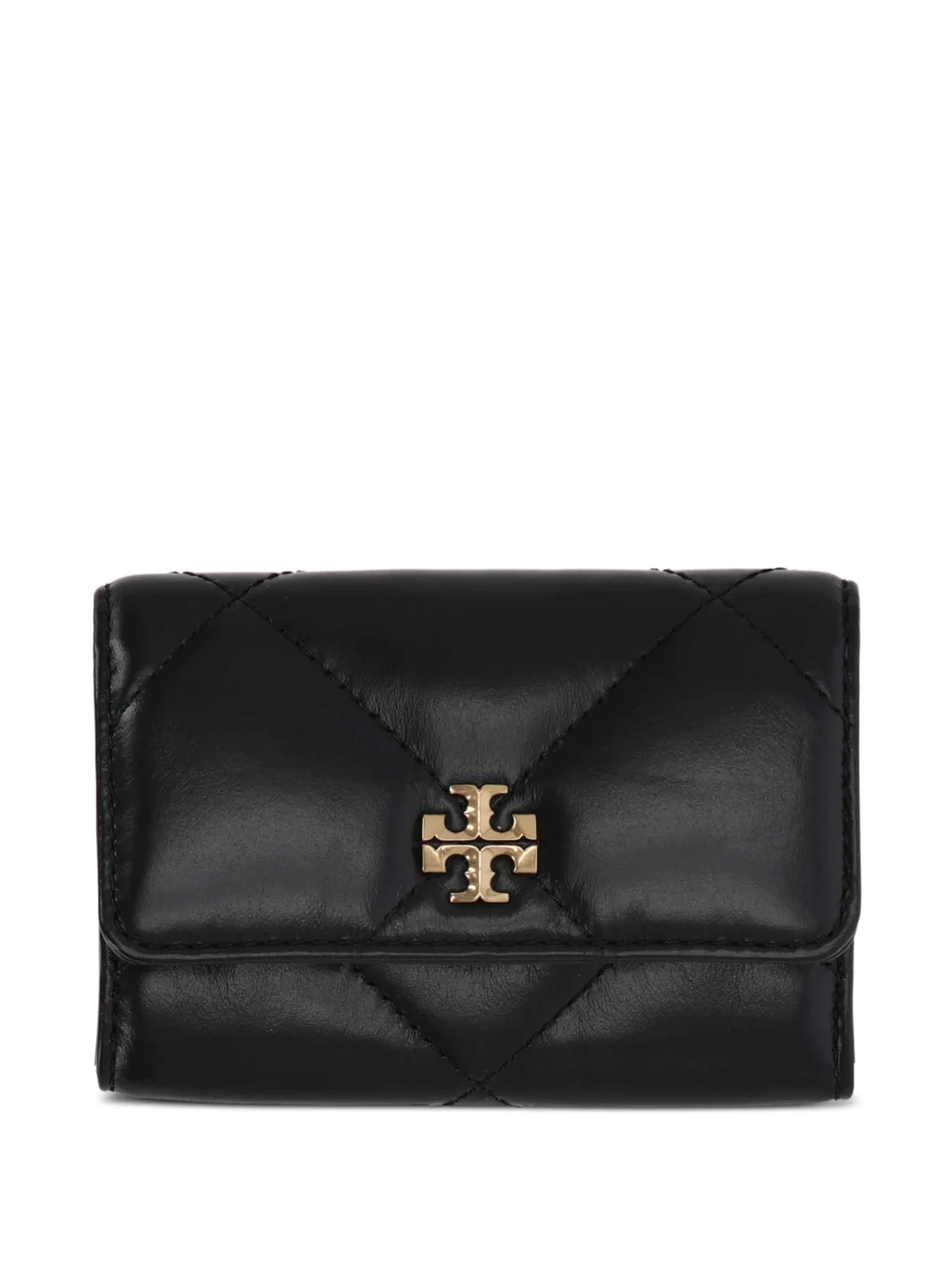 quilted logo wallet