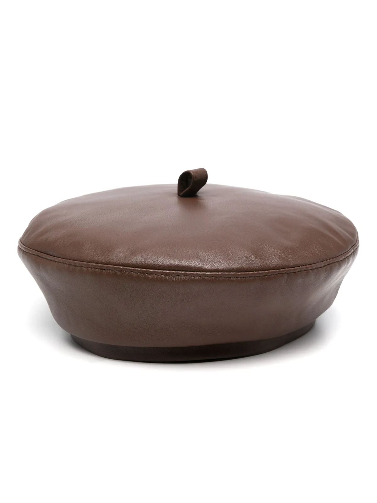 leather beret