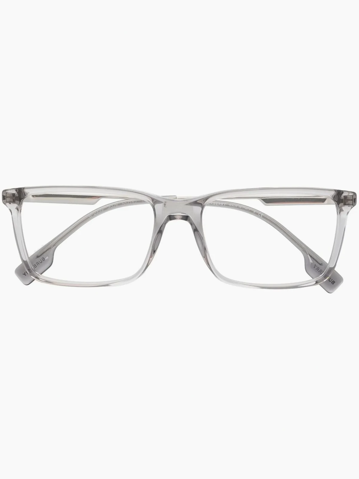 clear-frame wayfarer glasses