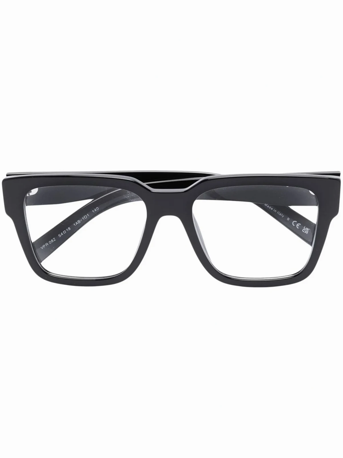 triangle-logo plaque square-frame glasses