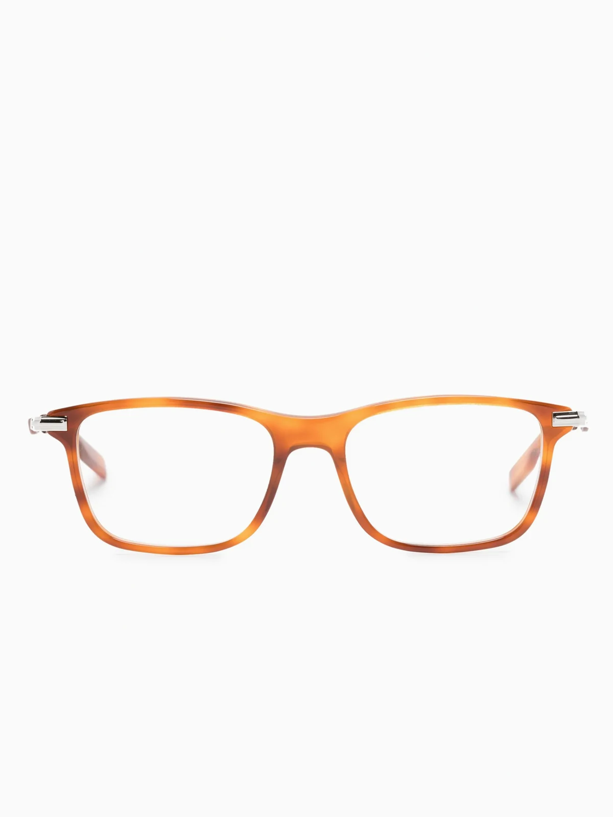 Havana Brille mit eckigem Gestell