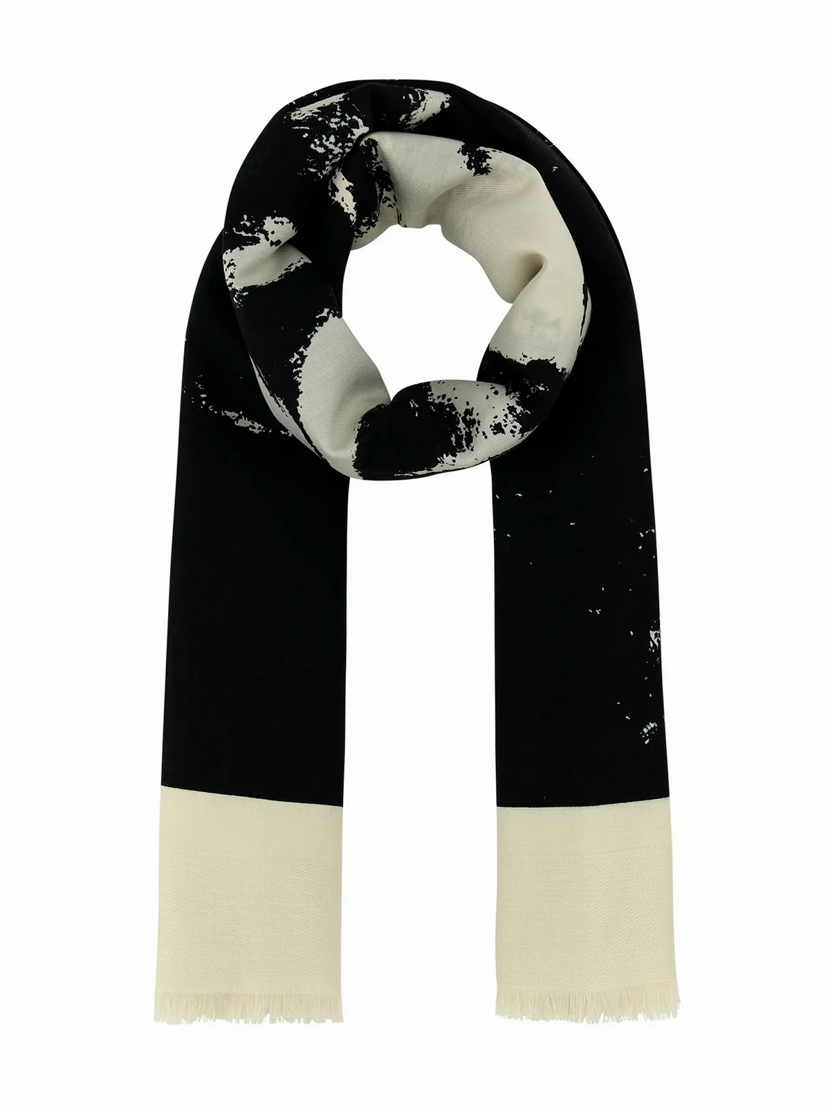 Schal mit Totenkopf-Print