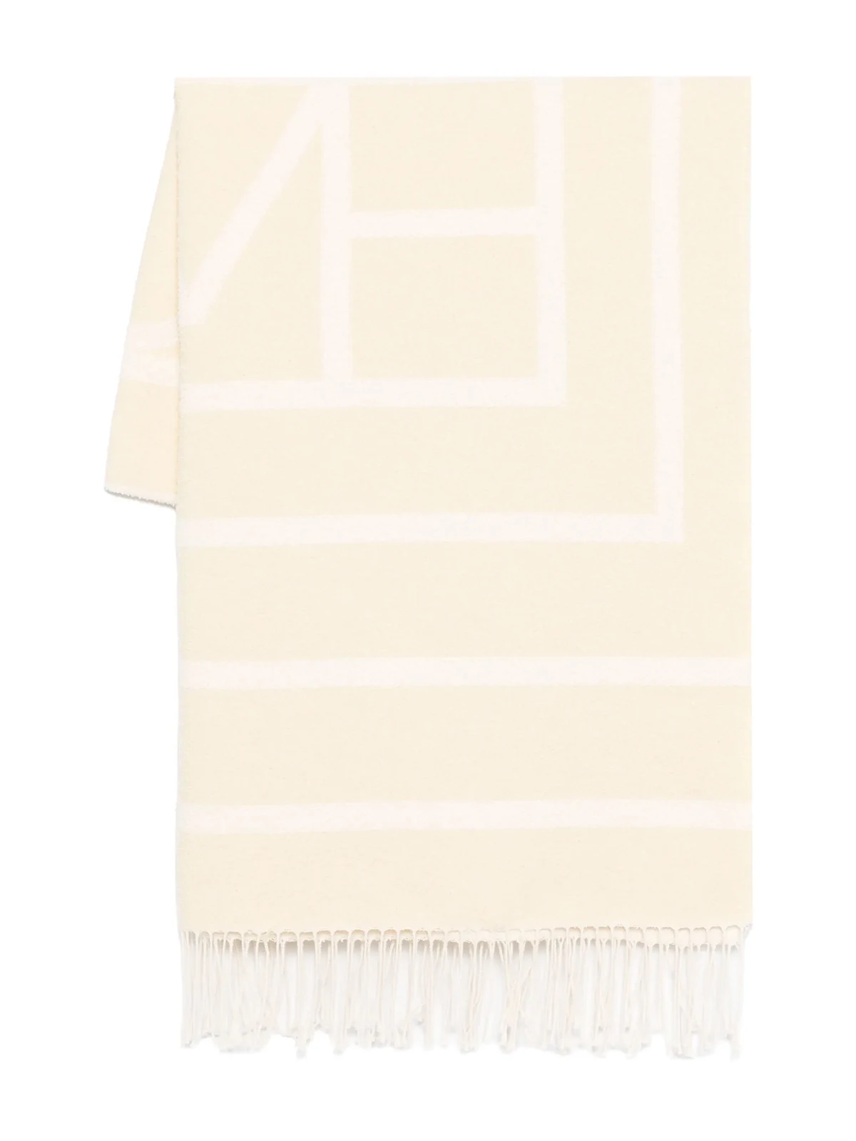 monogram-jacquard scarf