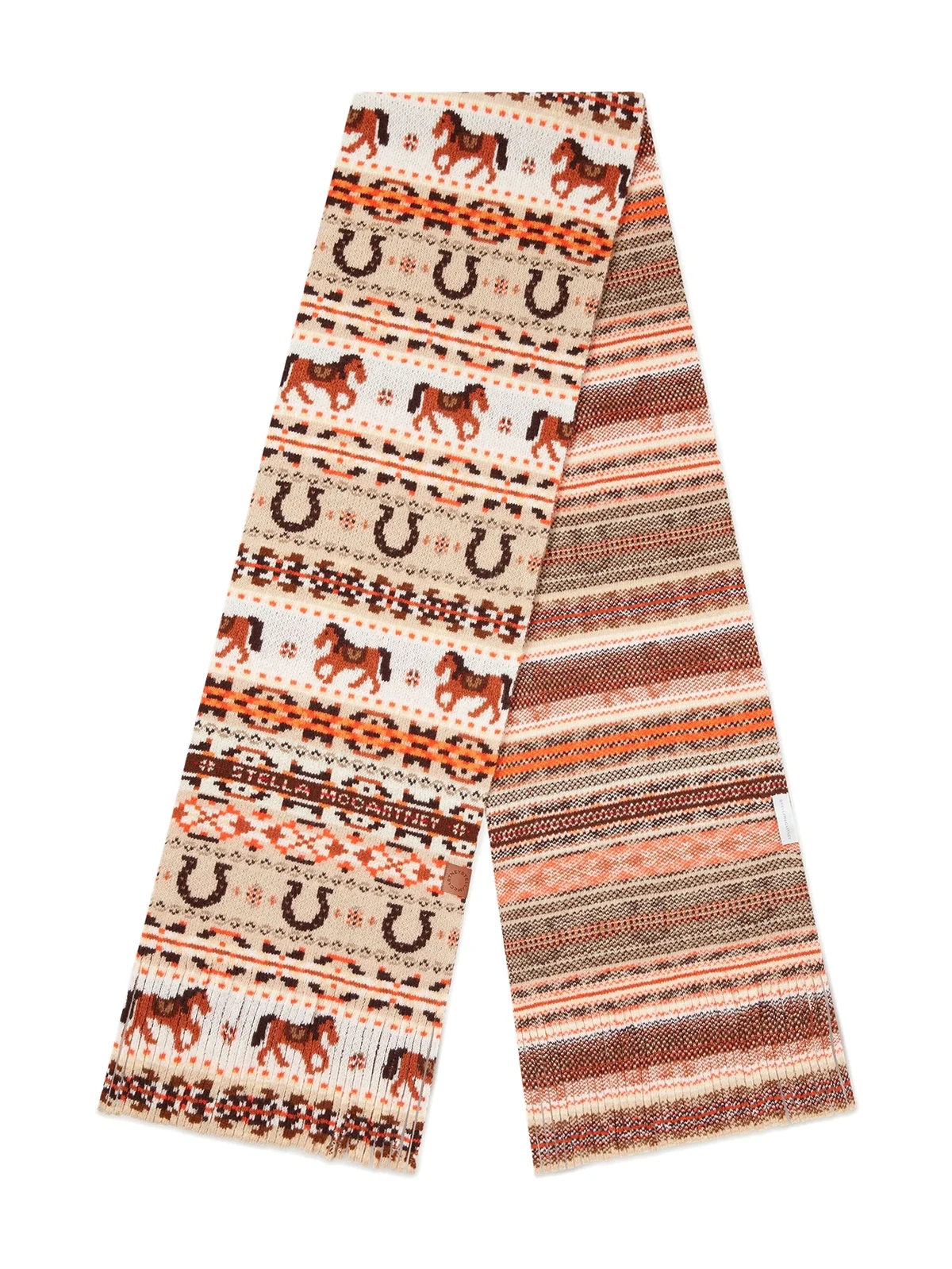 Schal mit Fair-Isle-Muster