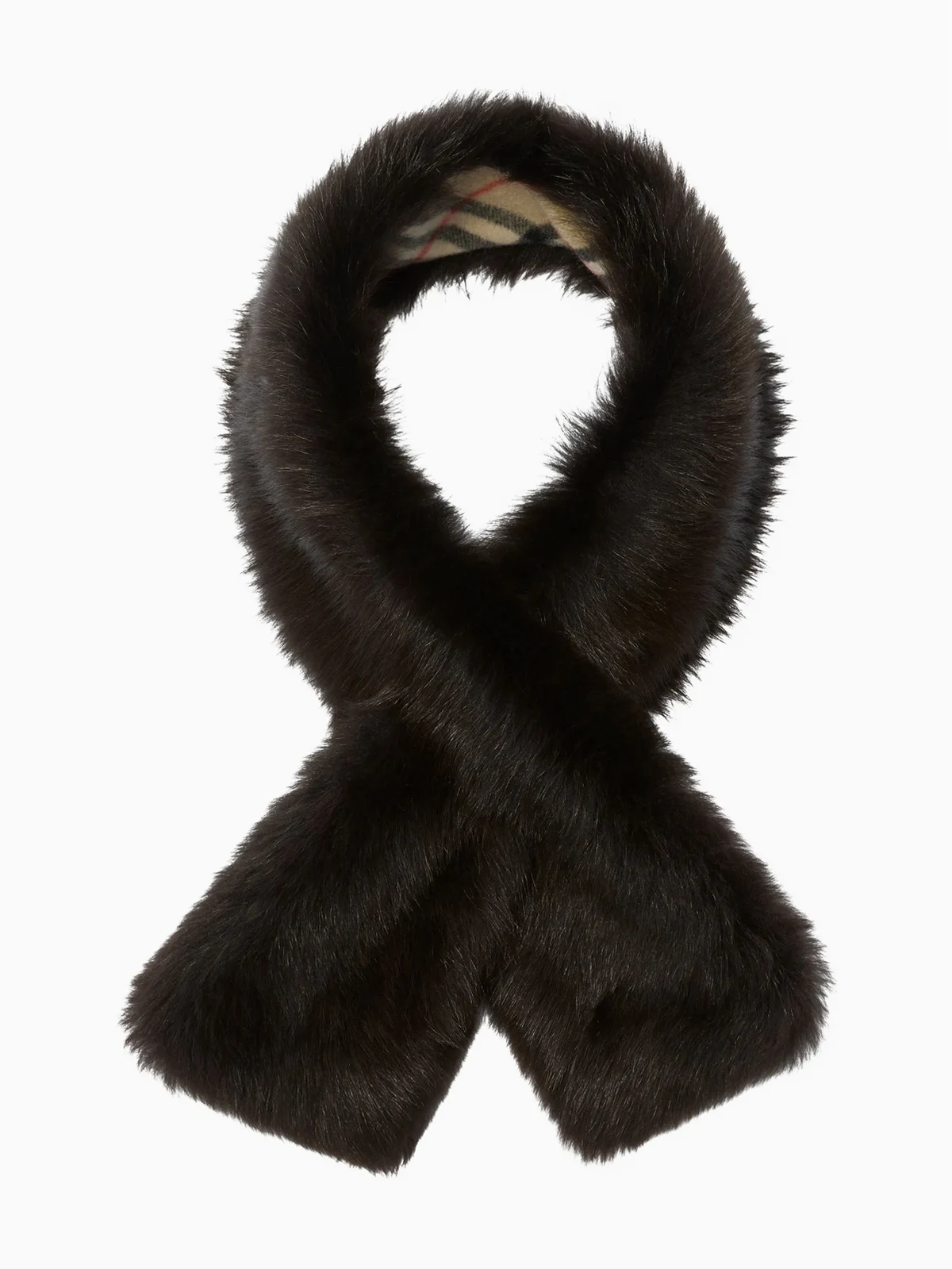 Wendbarer Schal mit Karo