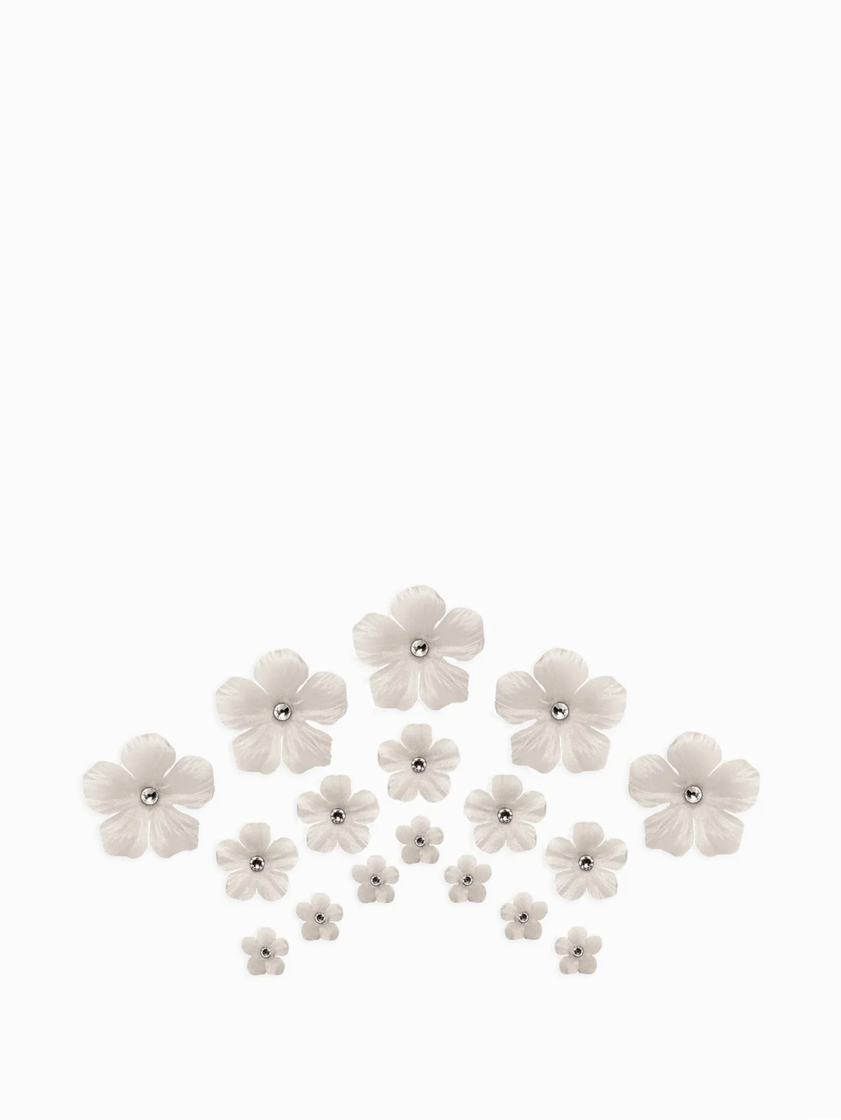 floral-motif hair magnets