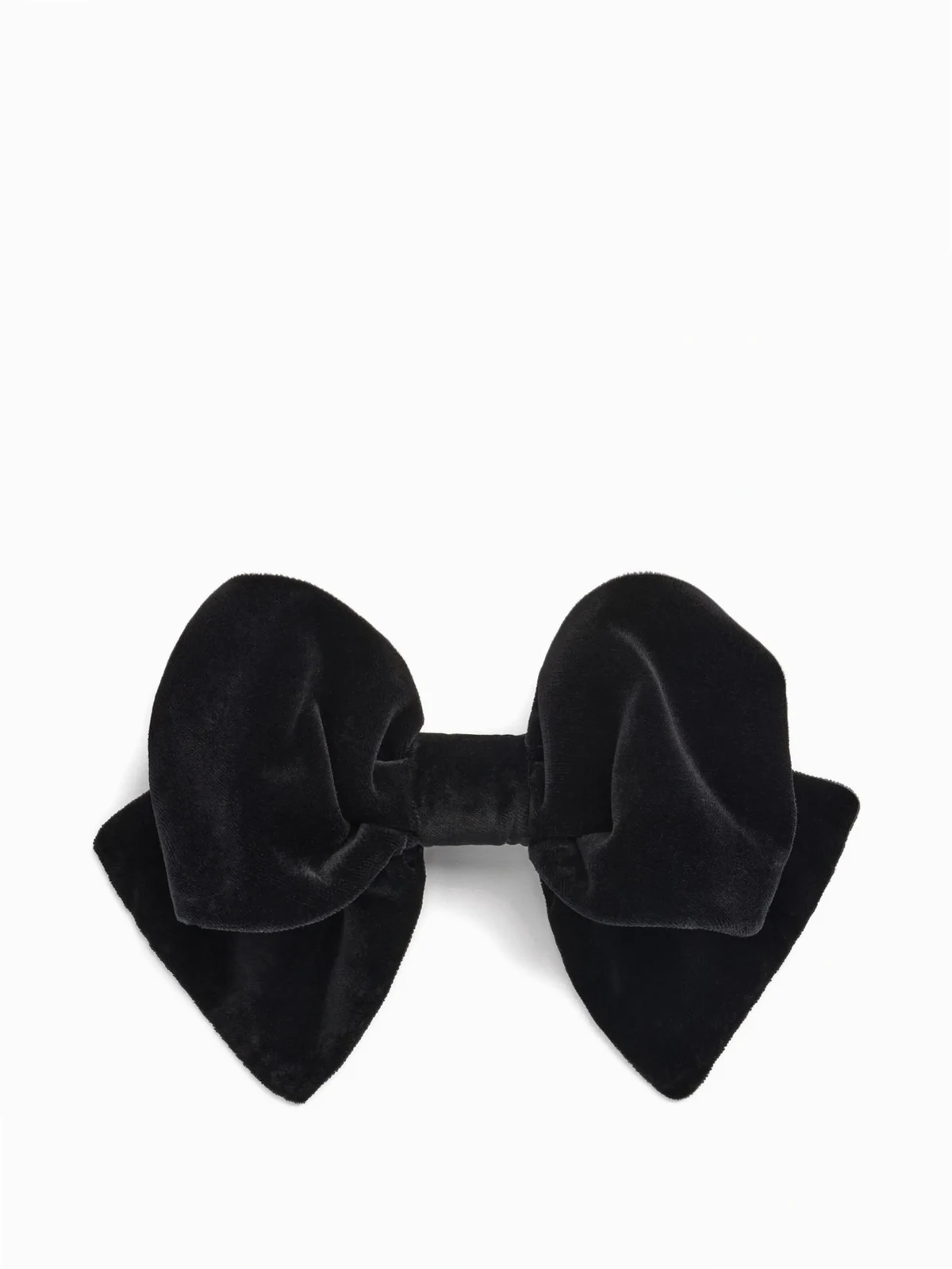 velvet bow hair clip