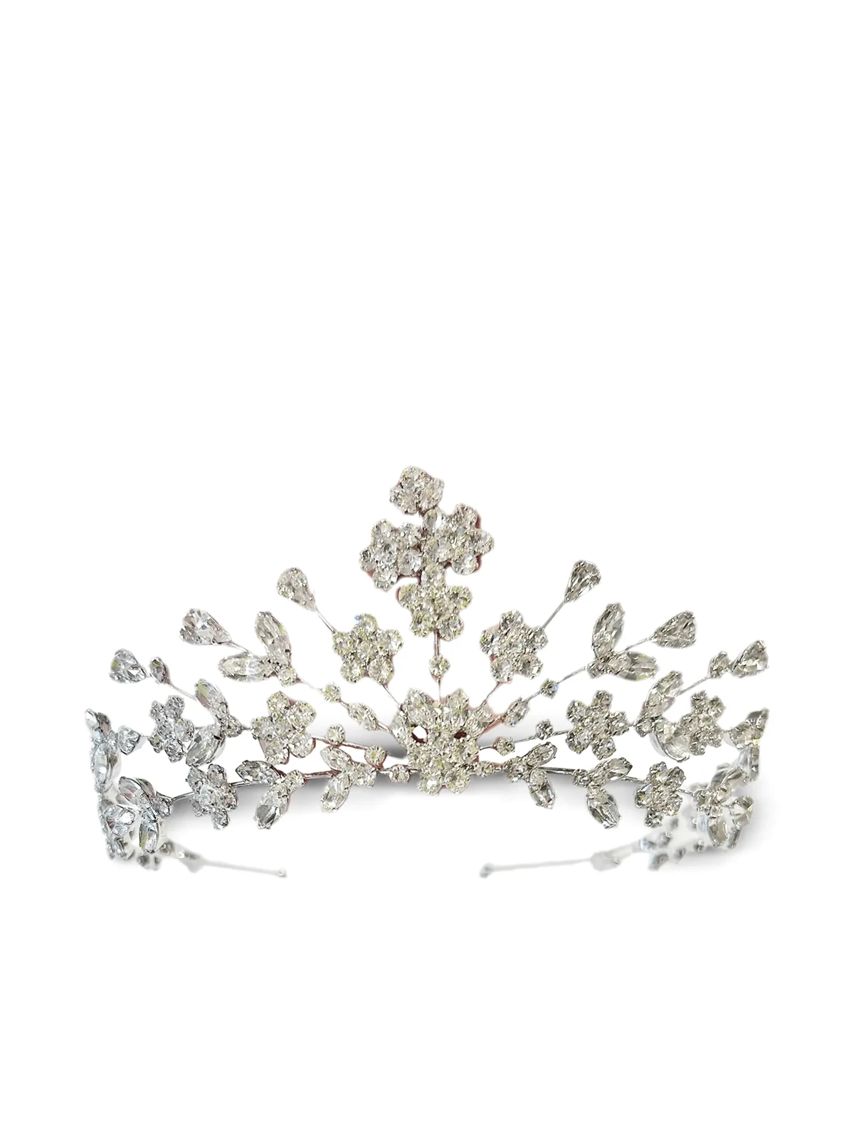 Miriam crystal-embellished tiara headband