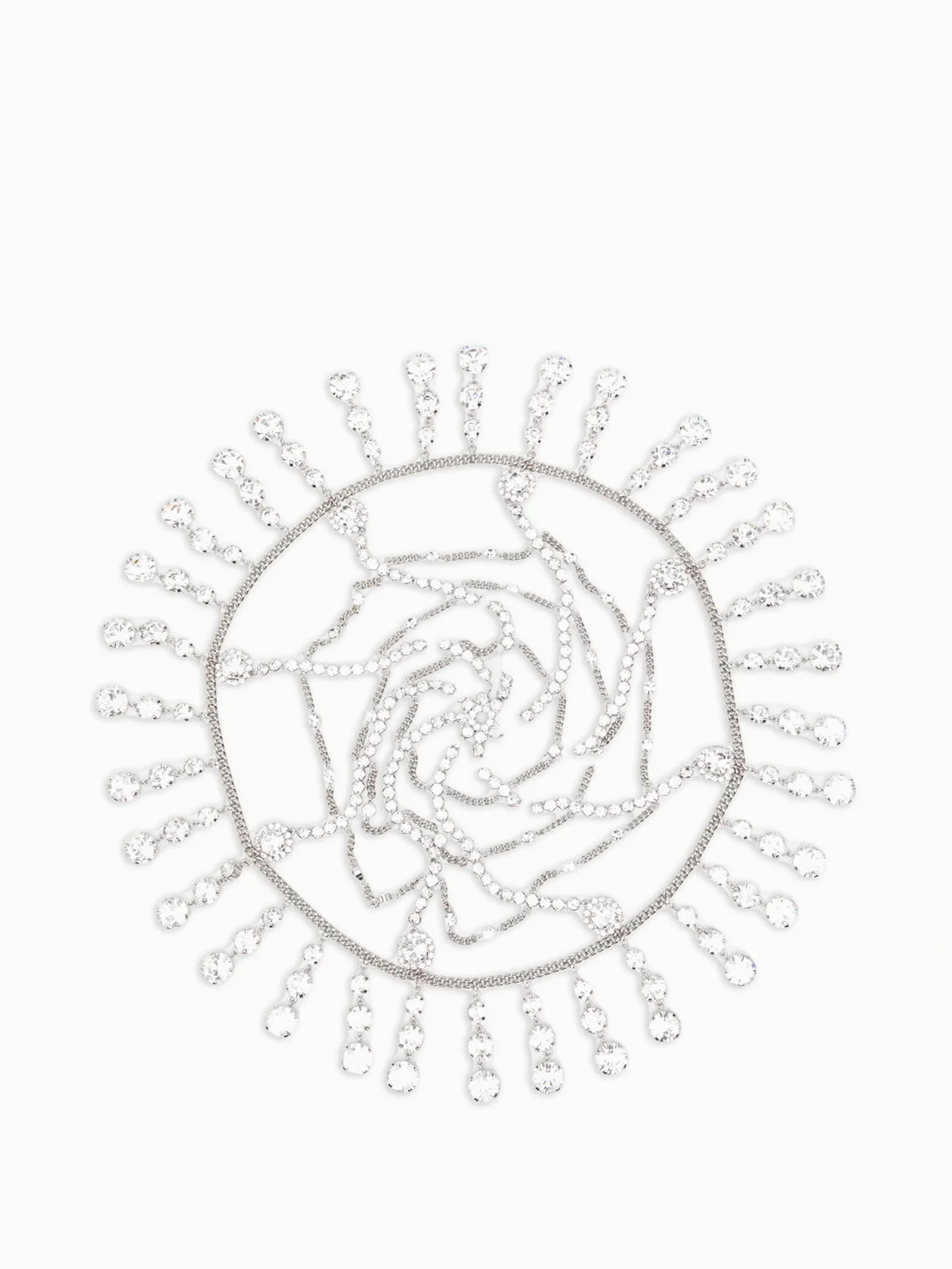 crystal-chain headpiece