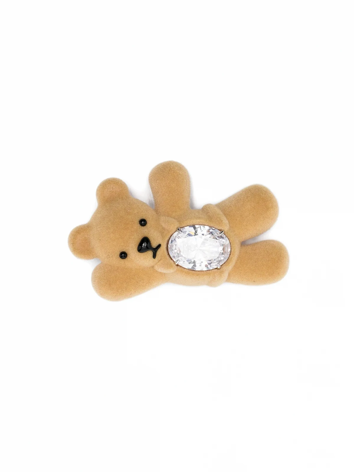 embellished-teddy bear hair clip