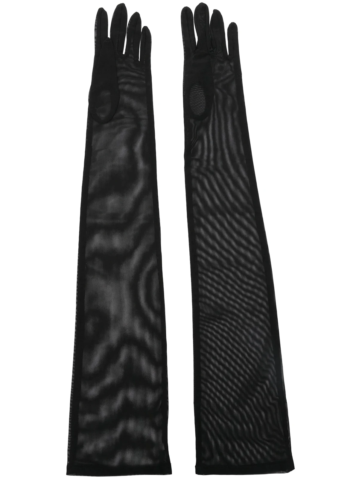 Lange Handschuhe aus Mesh