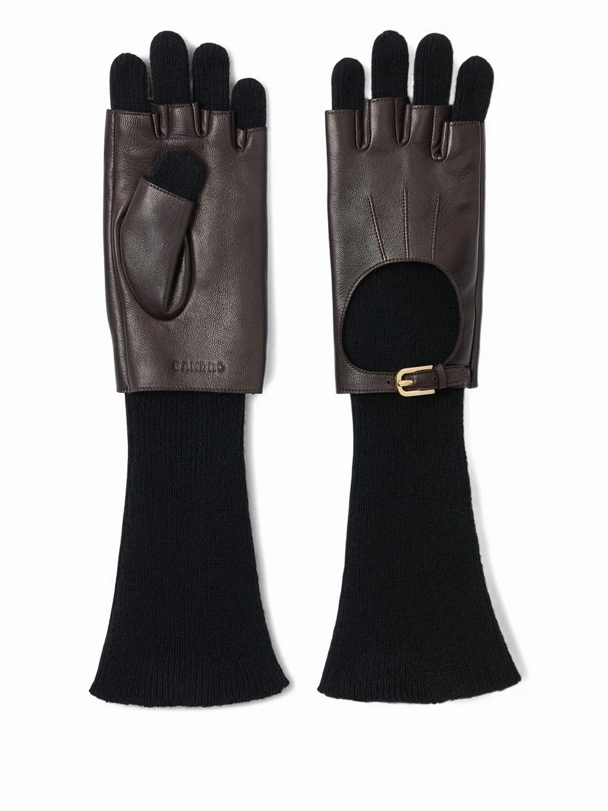 Handschuhe im Layering-Look