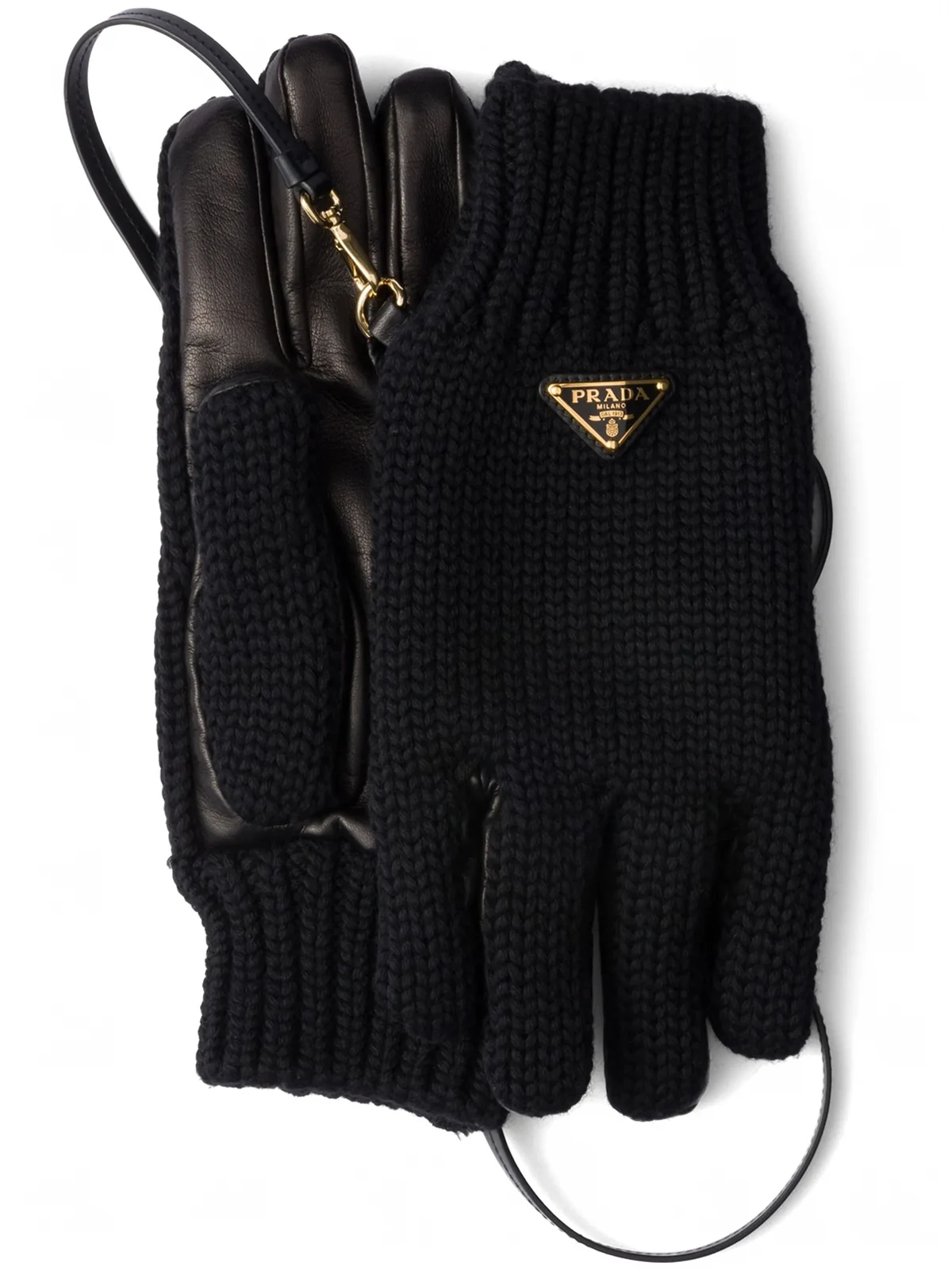 triangle-logo gloves