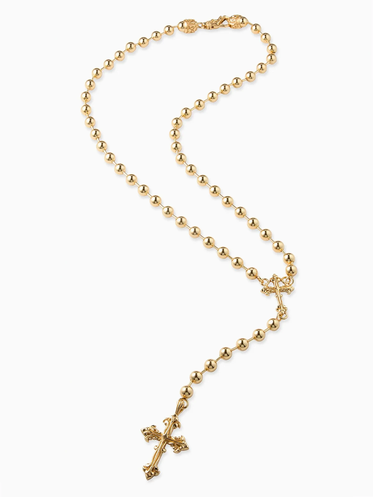 Rosenkranz-Halskette mit Perlen