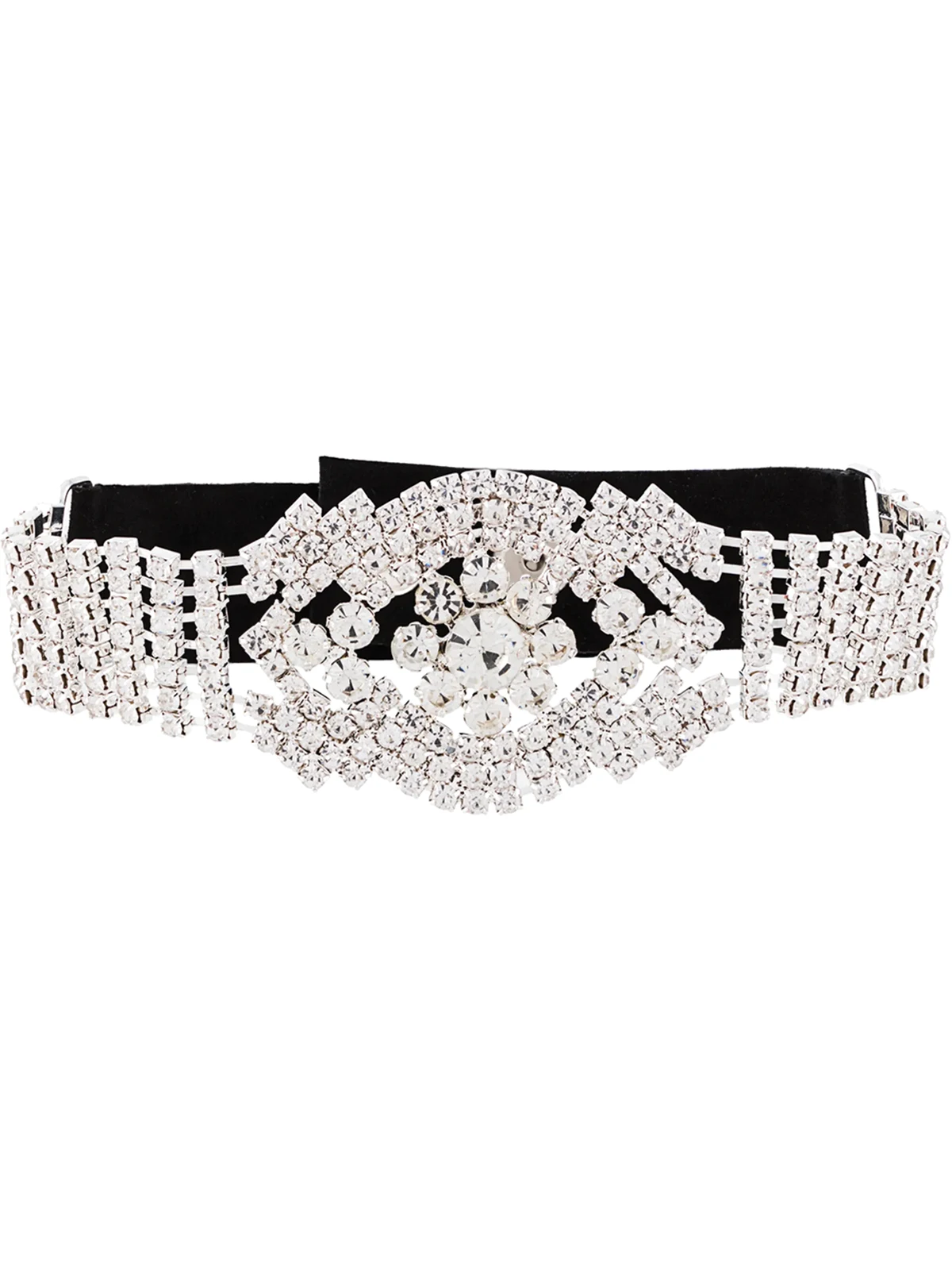 rhinestone choker necklace