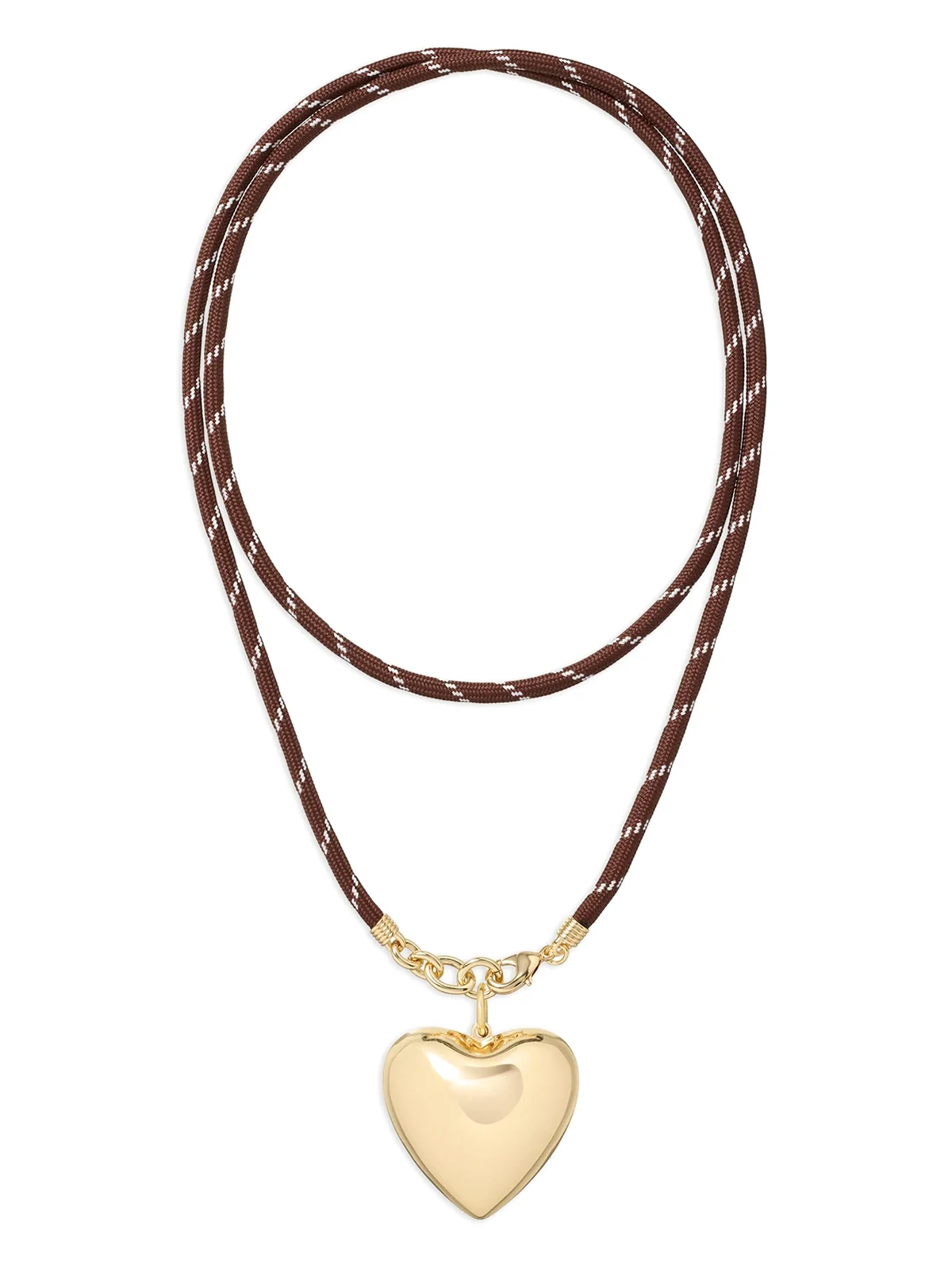 The Long Happy cord charm necklace