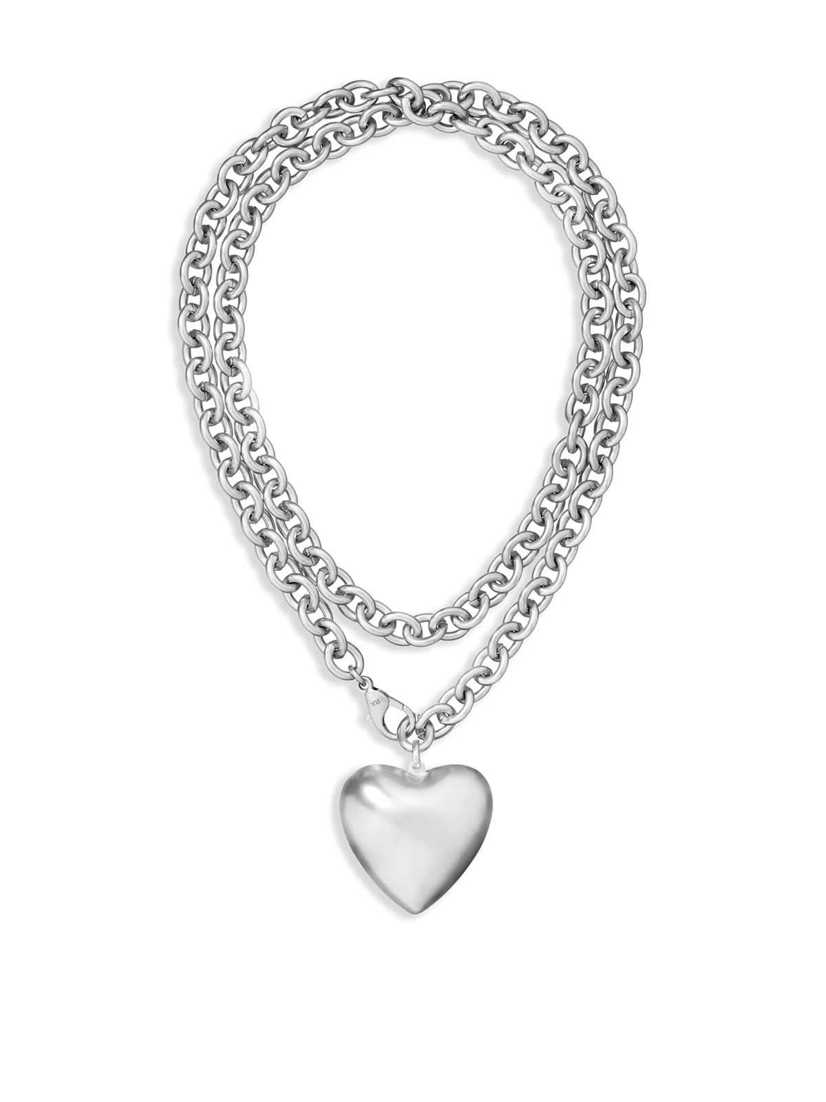 The Puffy Heart necklace