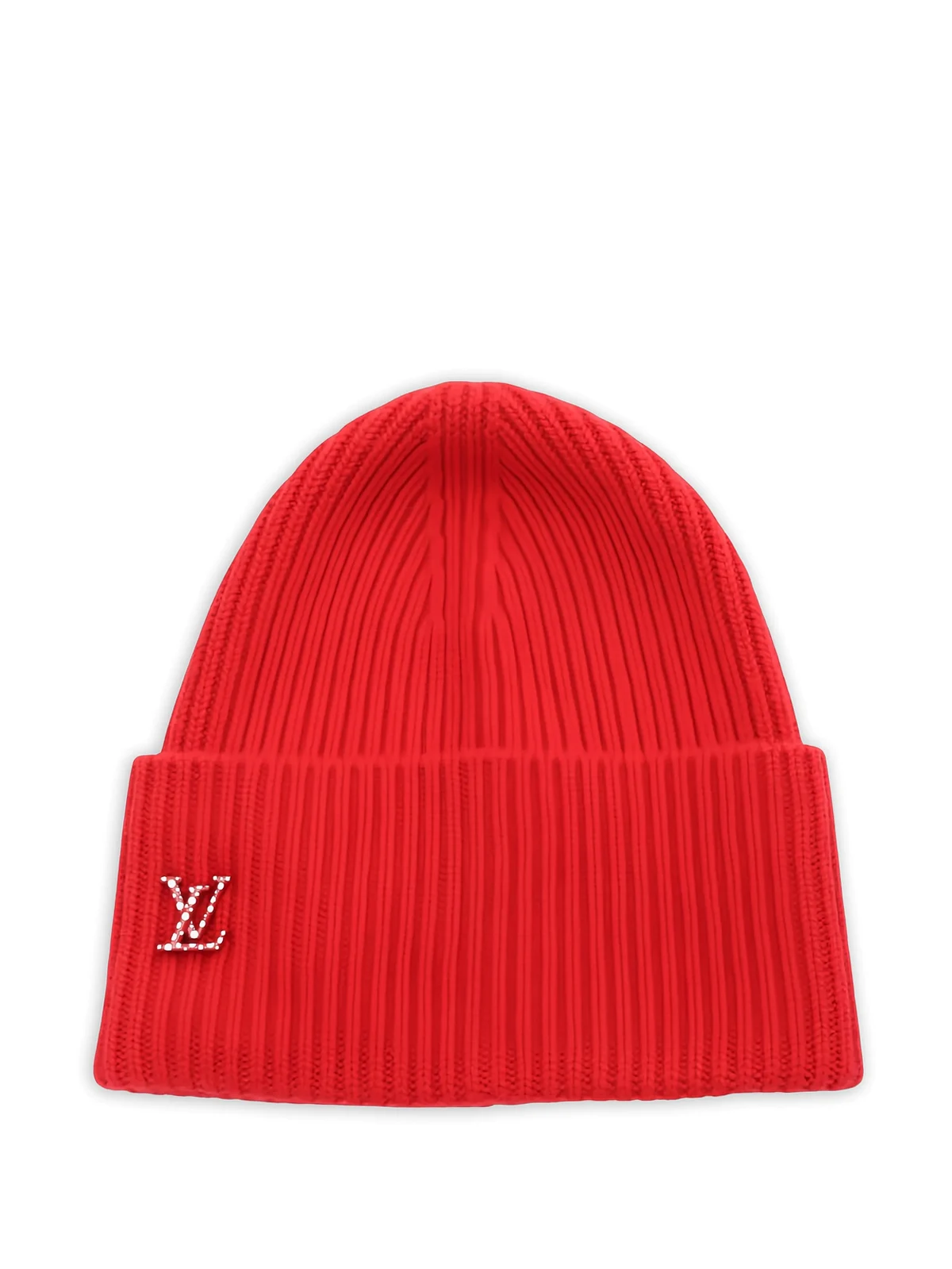 2022 x Yayoi Kusama gerippte Beanie mit Logo