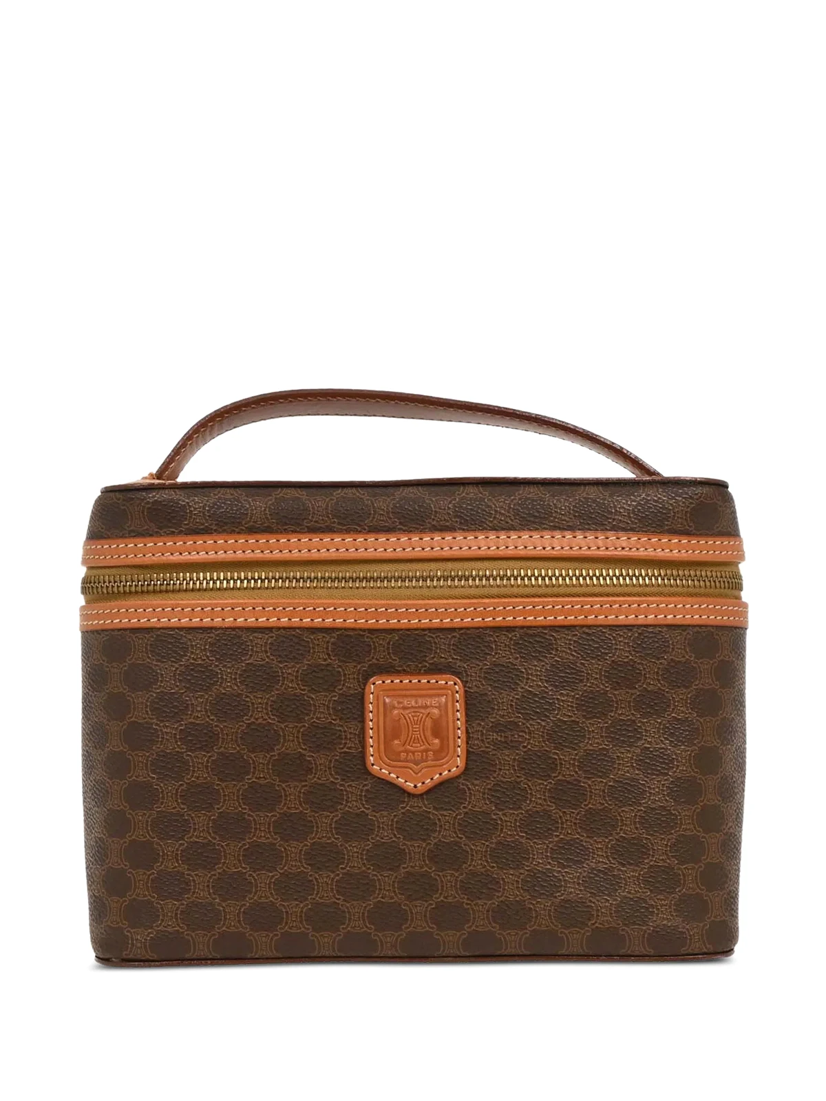 1990-2000s Kosmetiktasche mit Macadam-Muster