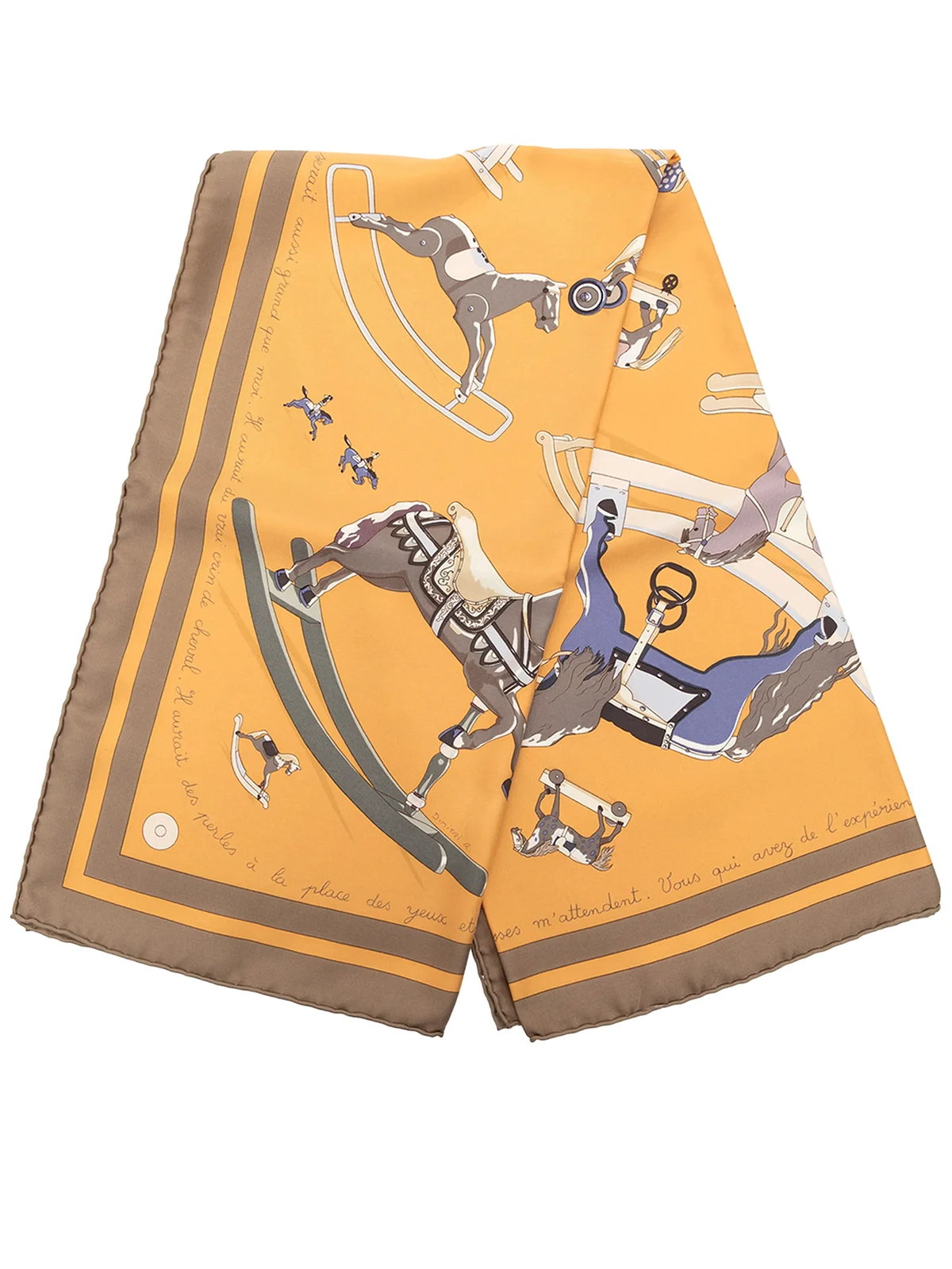1999-2007 Raconte Moi le Cheval Silk Scarf 90 scarves