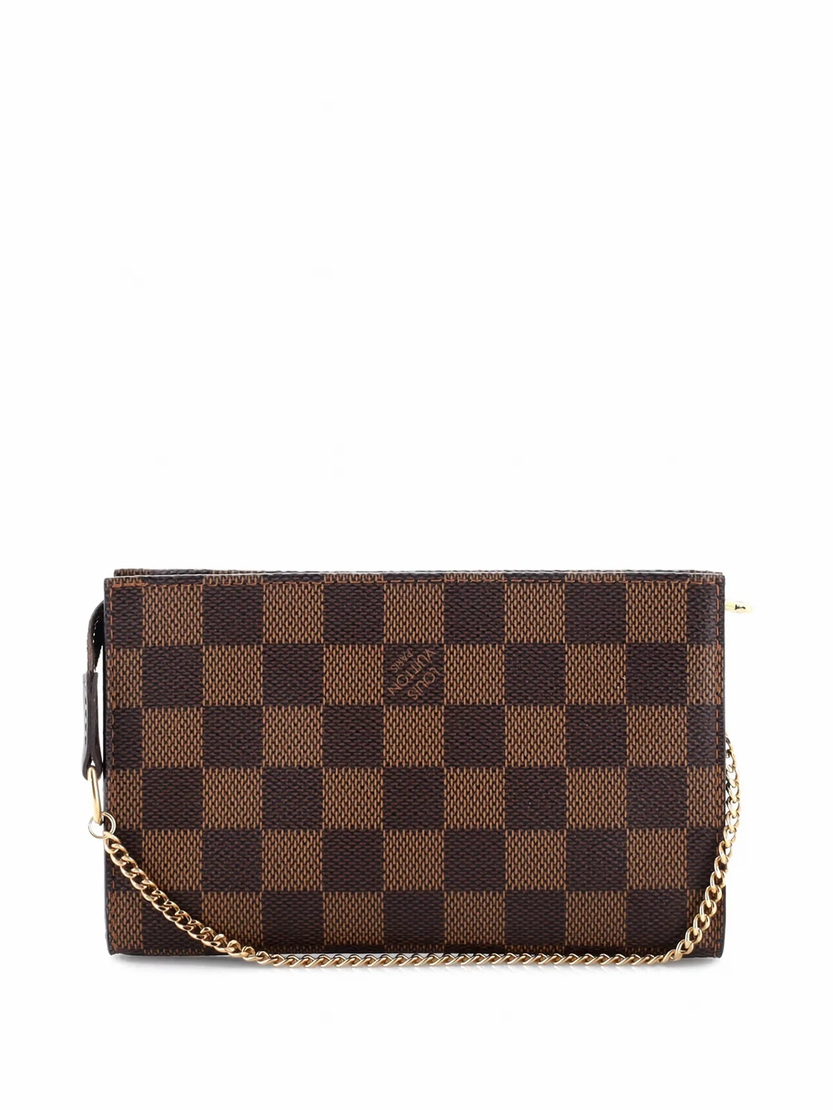 Marais Bucket Damier Clutch mit Reißverschluss