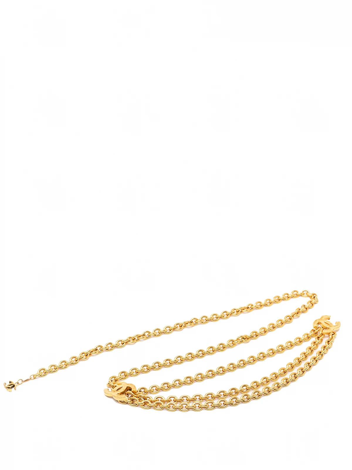 1985 vergoldeter Triple CC Kettengürtel