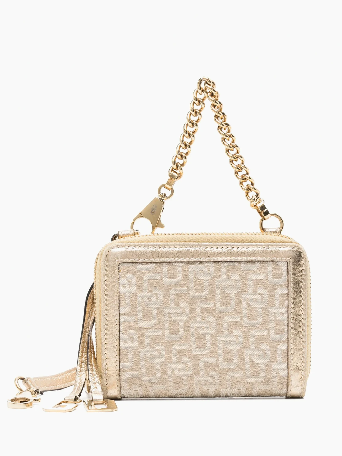 2000s Portemonnaie aus Monogramm-Jacquard