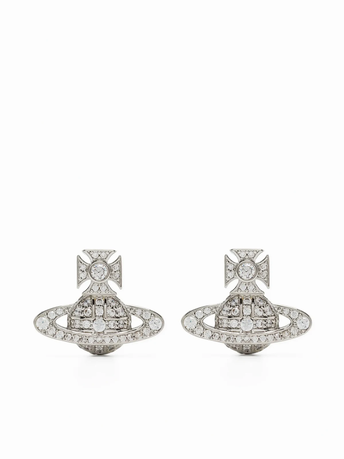 Orb Ohrringe mit Kristallen