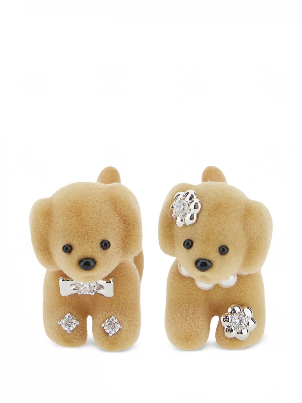 Verzierte Hunde-Ohrringe