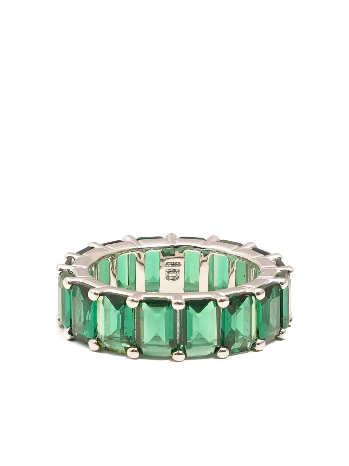 Ring mit eckigen Kristallen