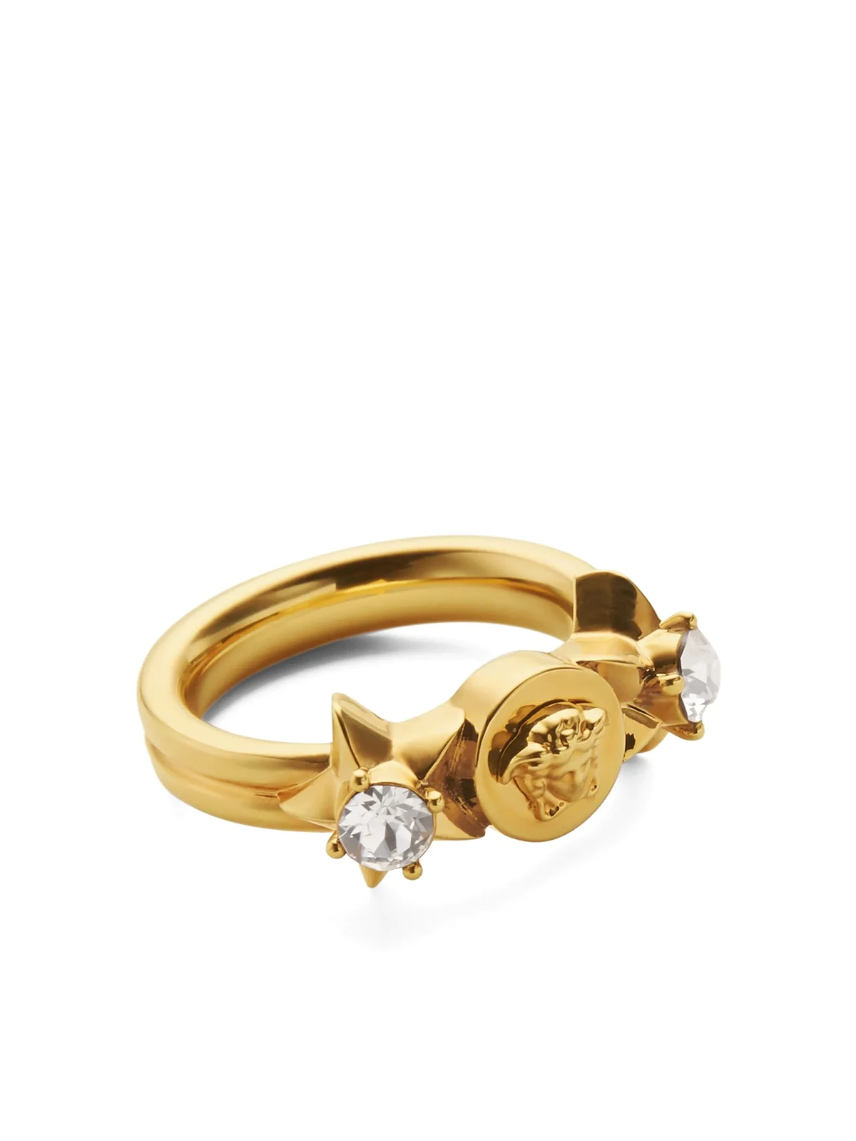 Ring in Sternform mit Medusa
