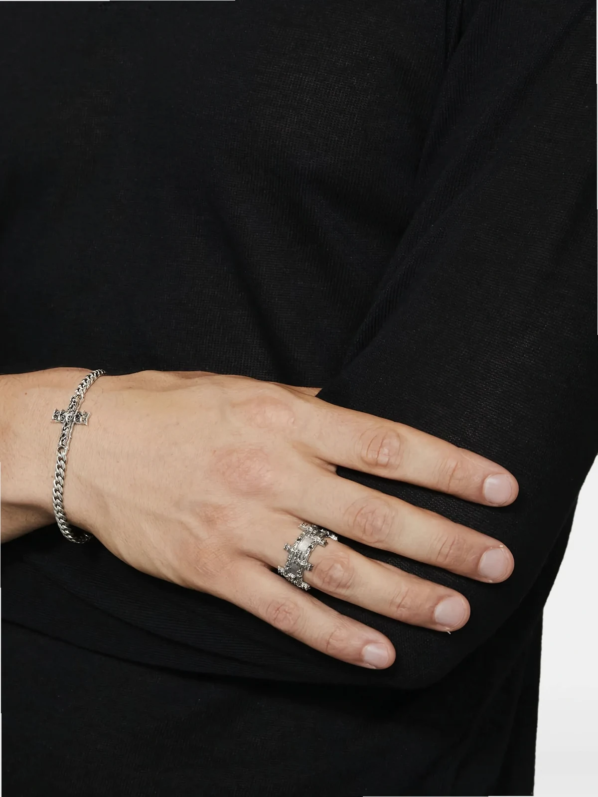 Notre-Dame Ring mit doppeltem Band