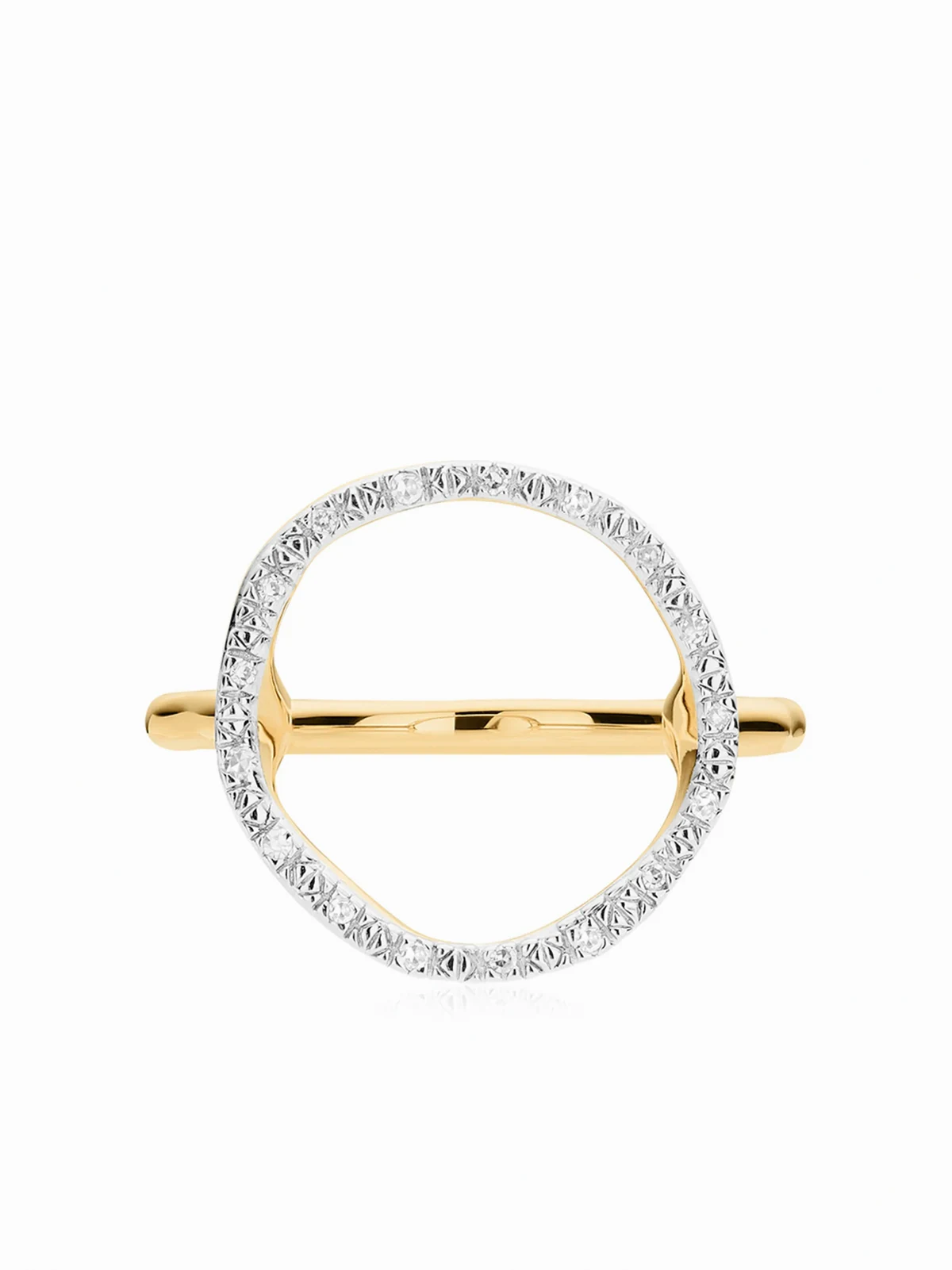 Riva circle diamond ring