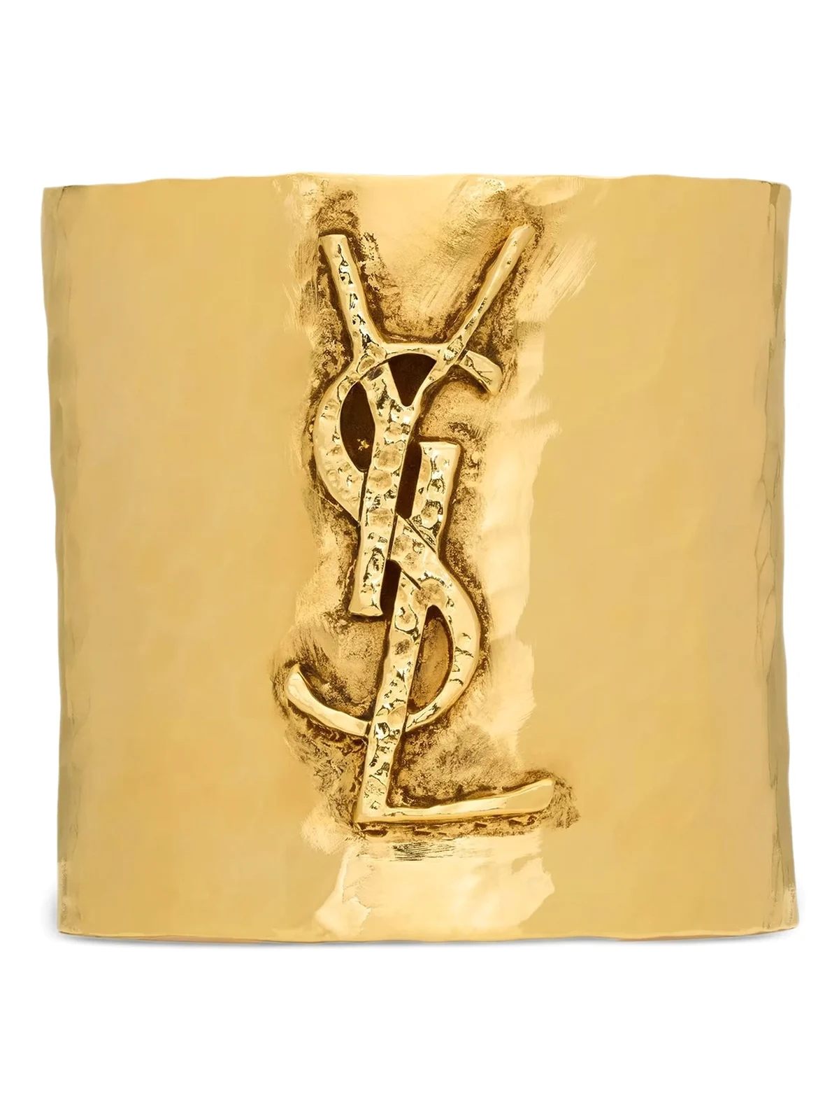 Gehämmerte Armspange mit Cassandre-Logo