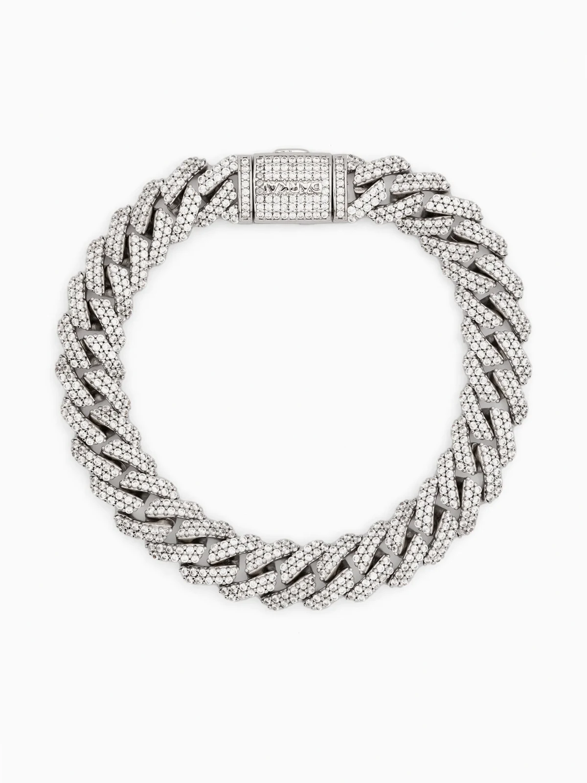 Mini Pavé-Armband mit Krappenfassung