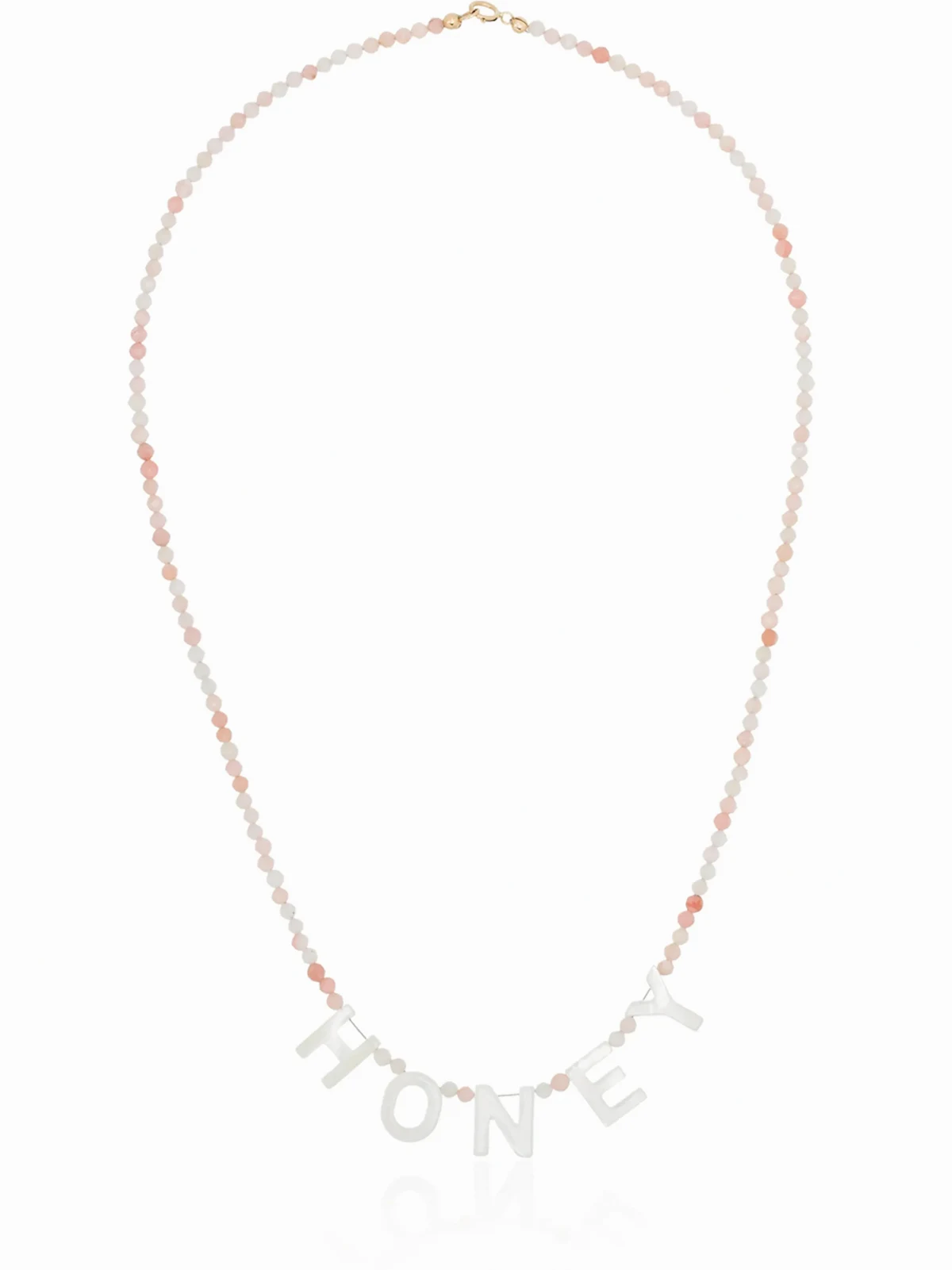 Honey beaded necklace