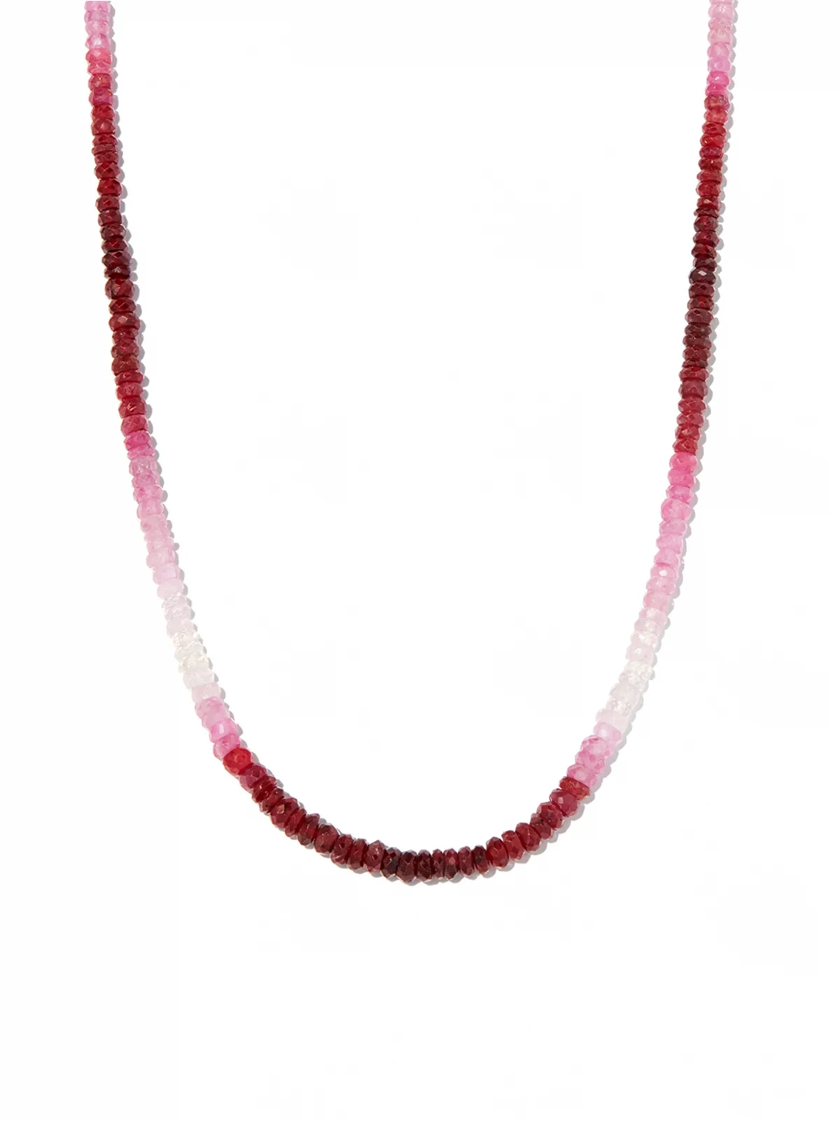14kt yellow gold Rocky ruby necklace