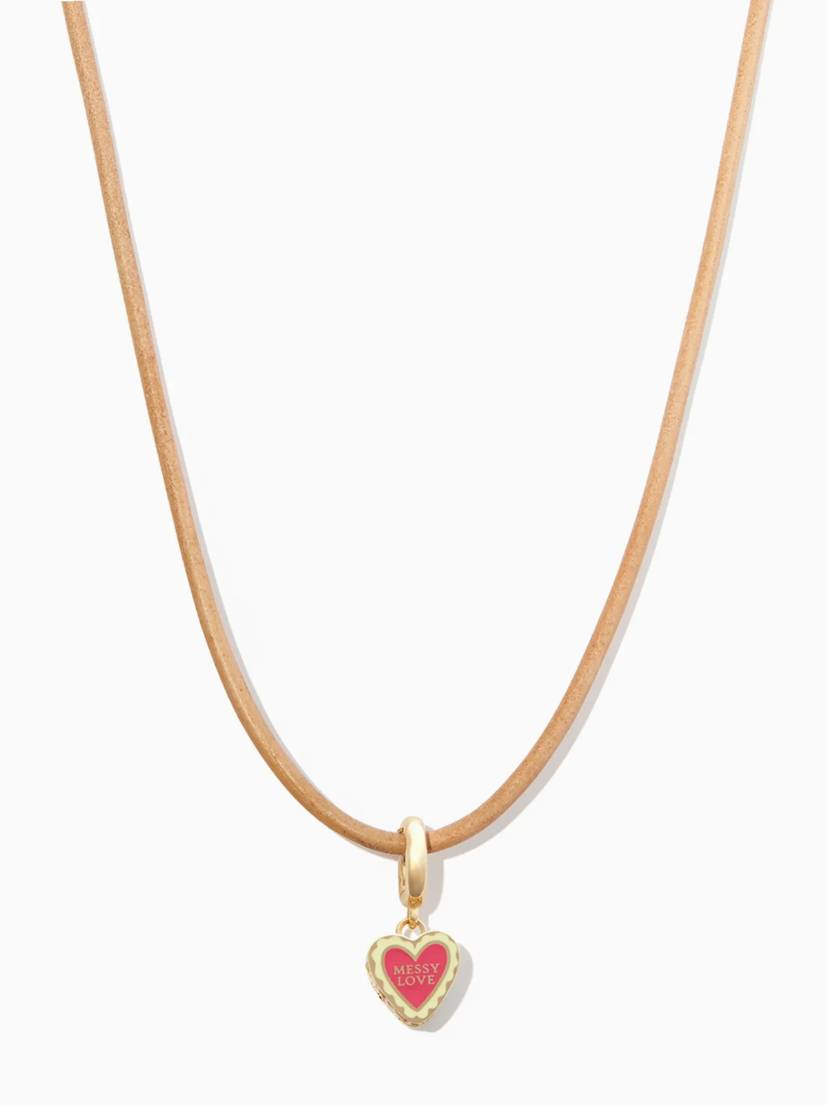 14kt LOVE Gelbgoldhalskette mit Anhänger