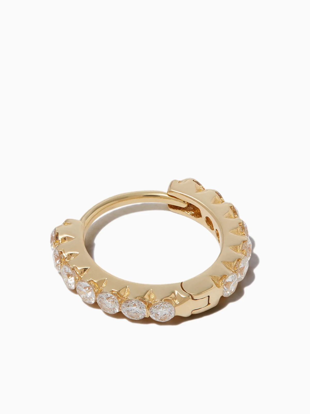 18kt yellow gold Invisible clicker earring