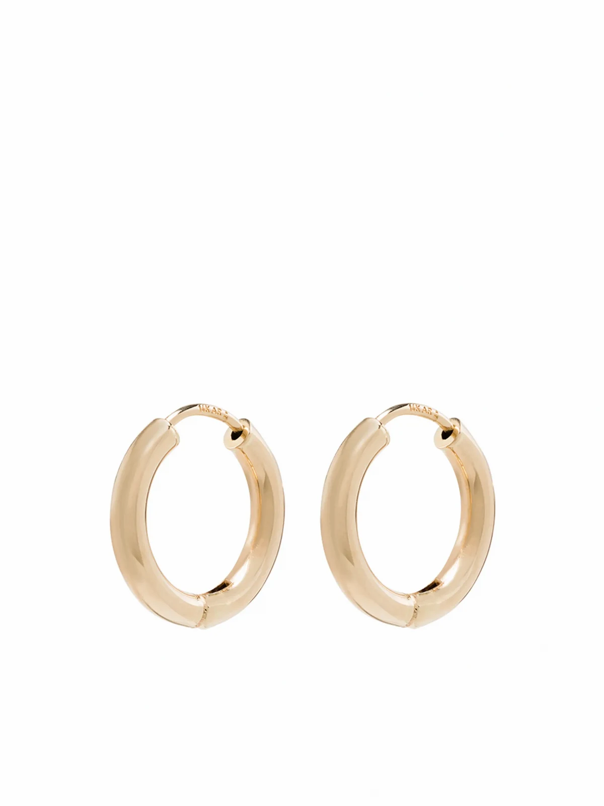 14kt yellow gold small hoop earrings