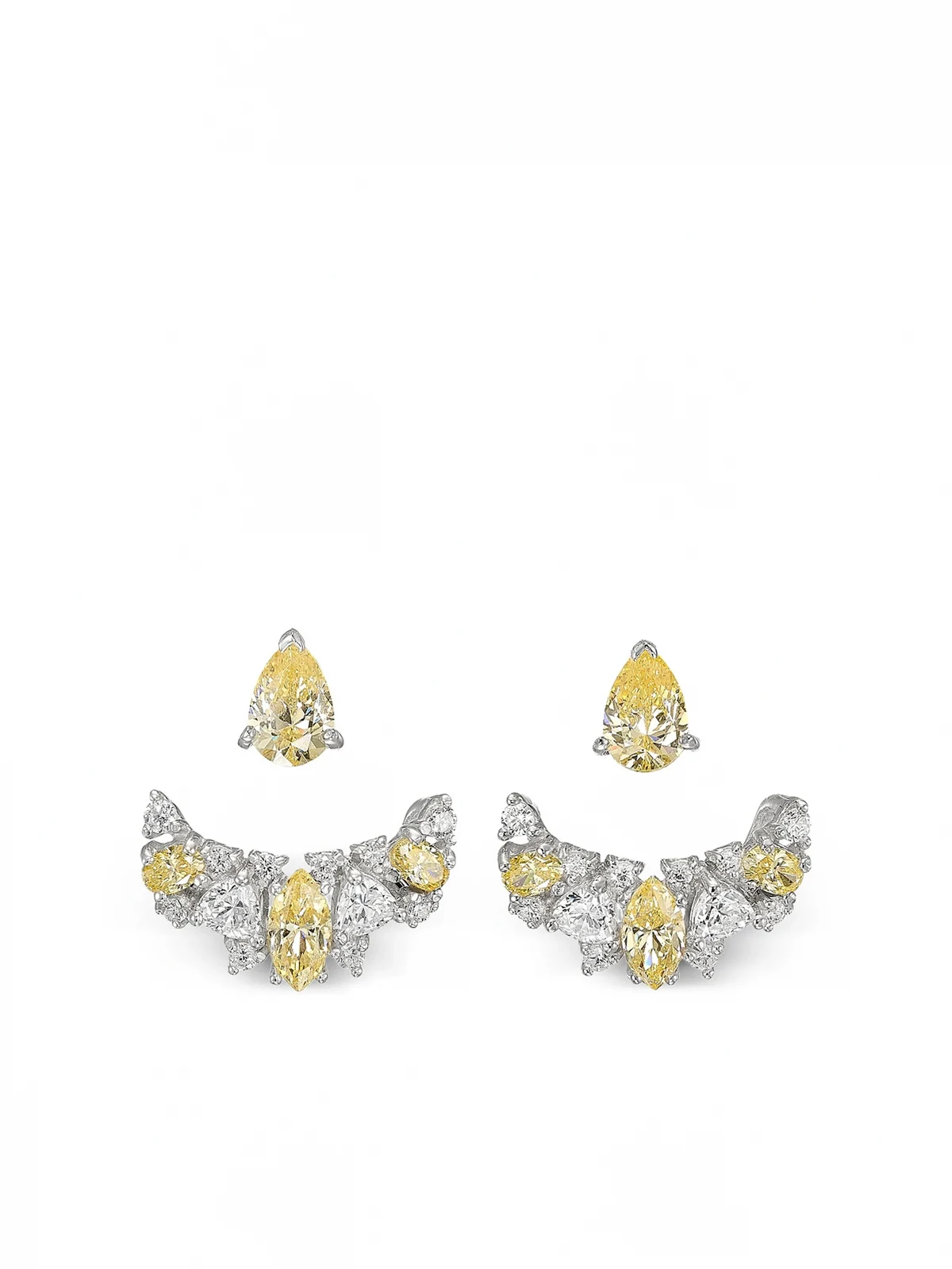 18K white gold Twinkle diamond earrings