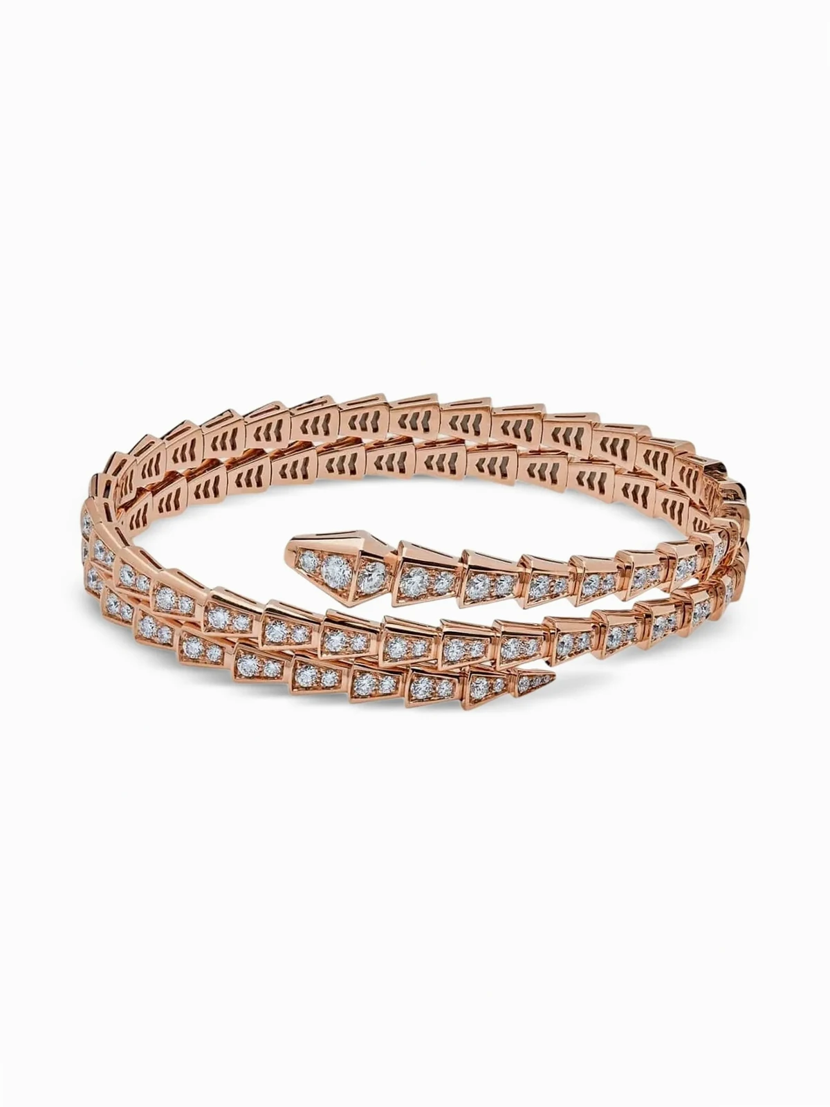 18kt Serpenti Viper Weißgoldarmband