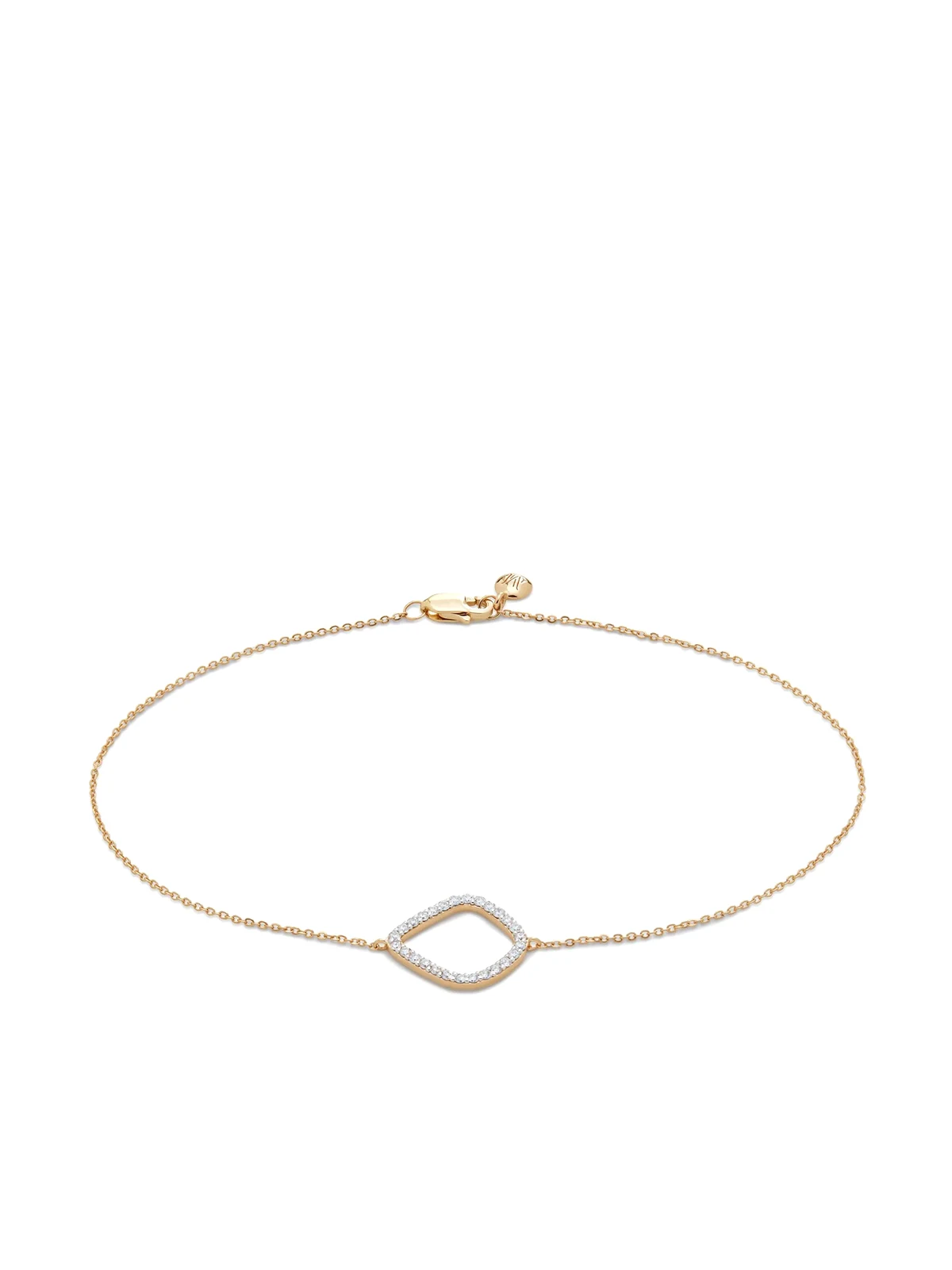 14kt yellow gold Riva Kite diamond bracelet