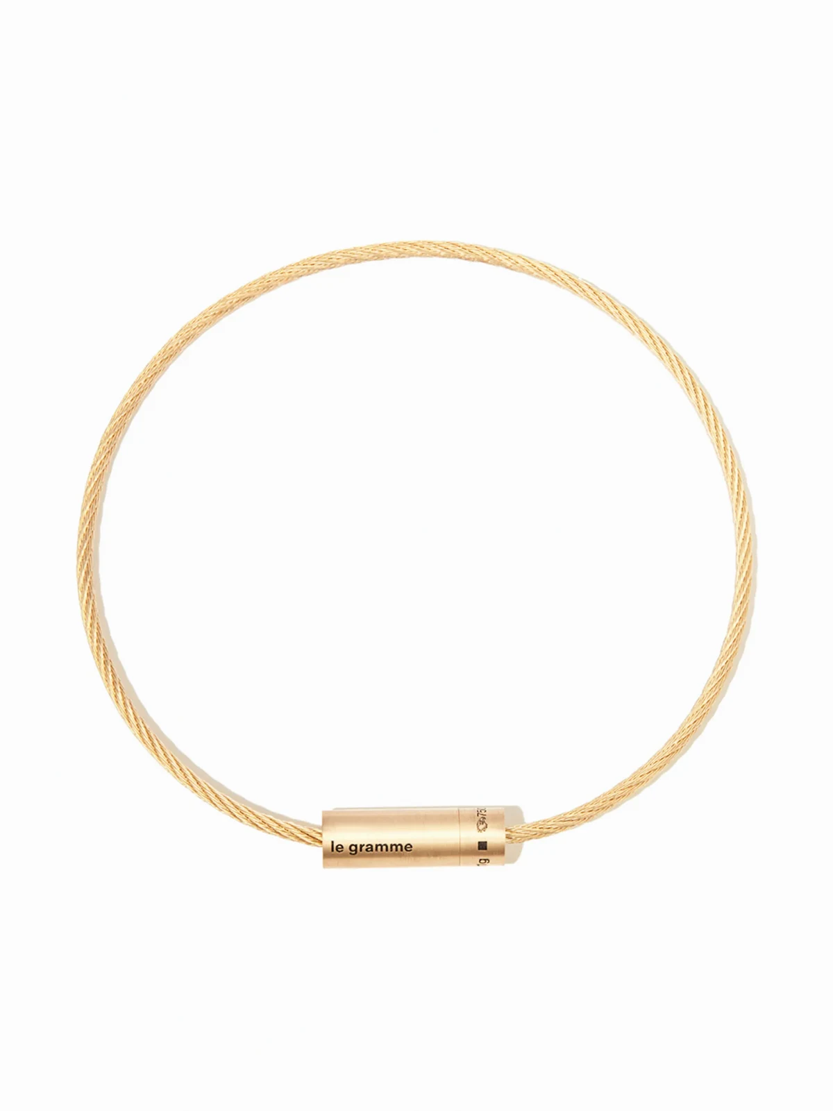 18kt yellow gold Cable 11g bracelet