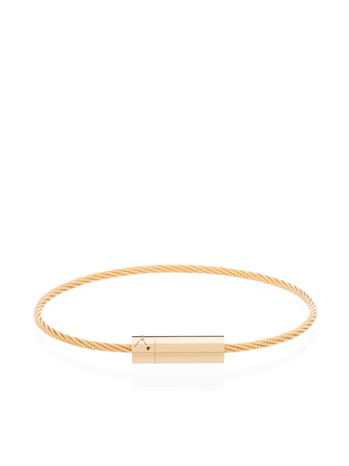 18kt yellow gold cable bracelet